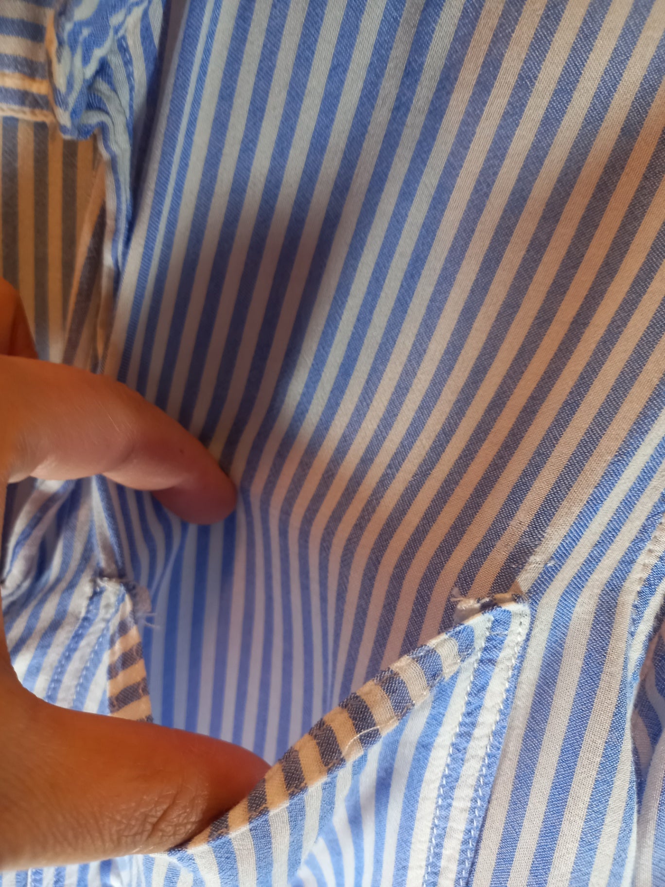 Velvet Heart striped shirt - S (Minor Flaw)
