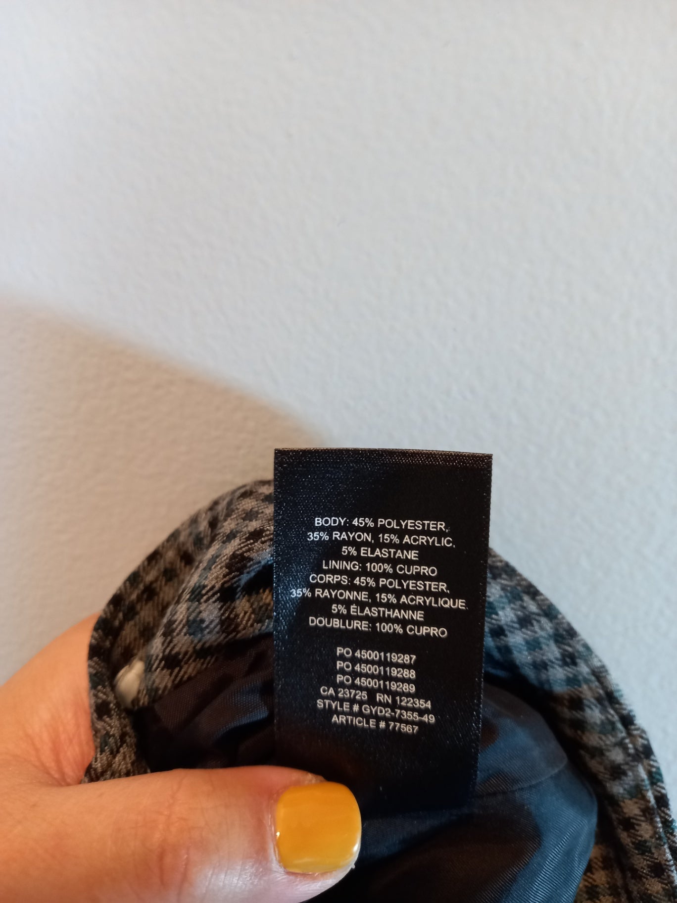 NWT Sunday Best checkered plaid skirt - SZ 10