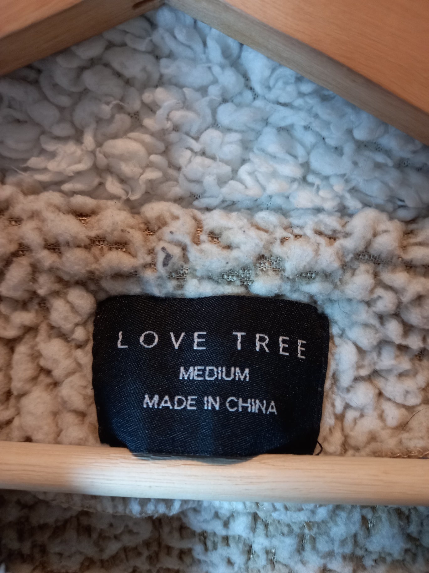Love Tree sherpa pullover - Medium