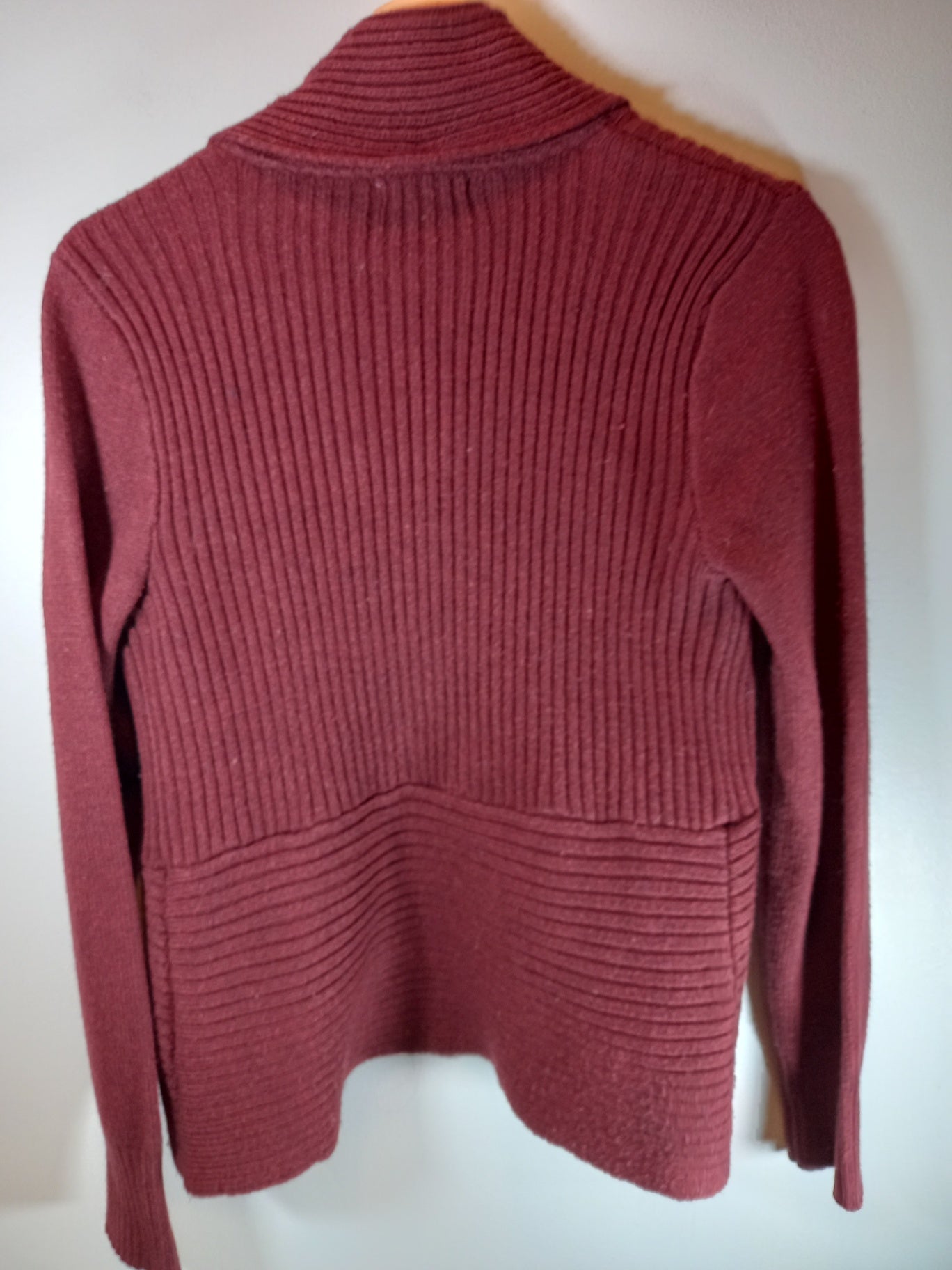 H&M maroon cardigan - Small (Minor Flaw)