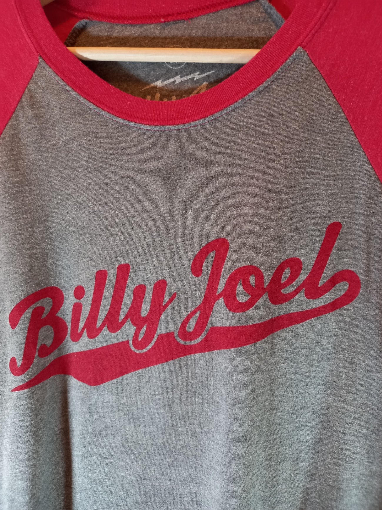 Billy Joel baseball style long-sleeve - Medium