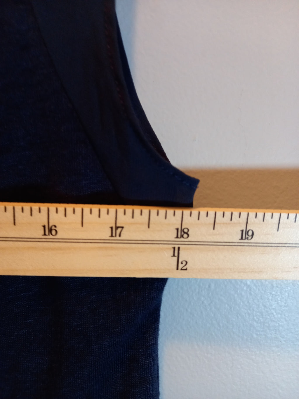 DKNY navy blouse - Small