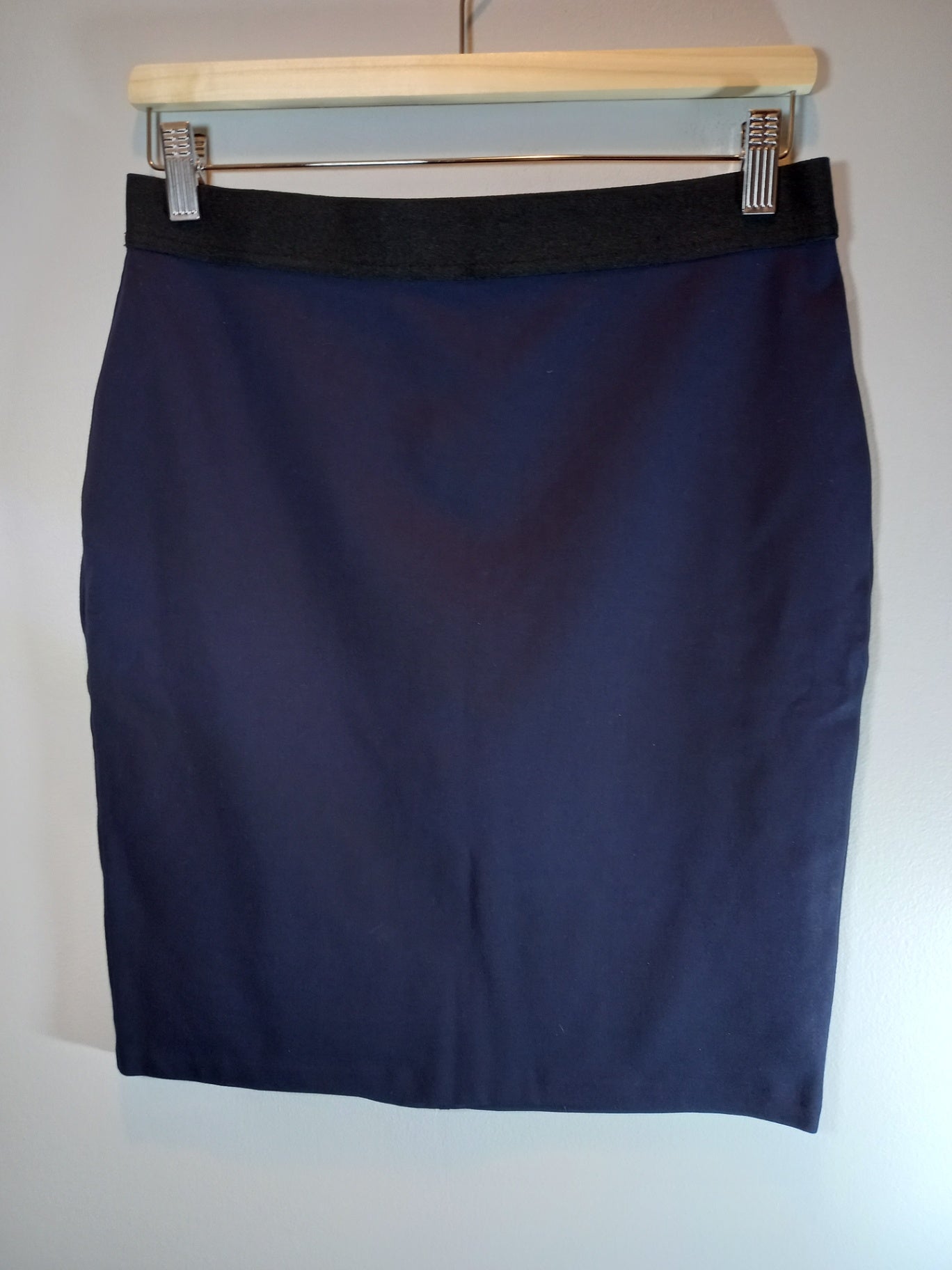 Maison Jules navy pencil skirt - Medium