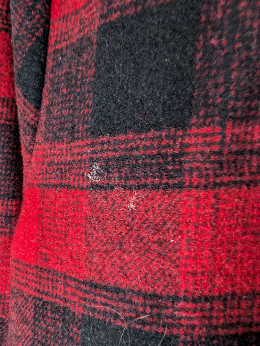 Volcom plaid wool bomber - X-Small