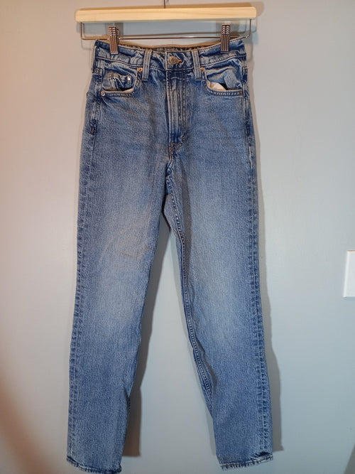 &Denim slim straight jeans - SZ 0