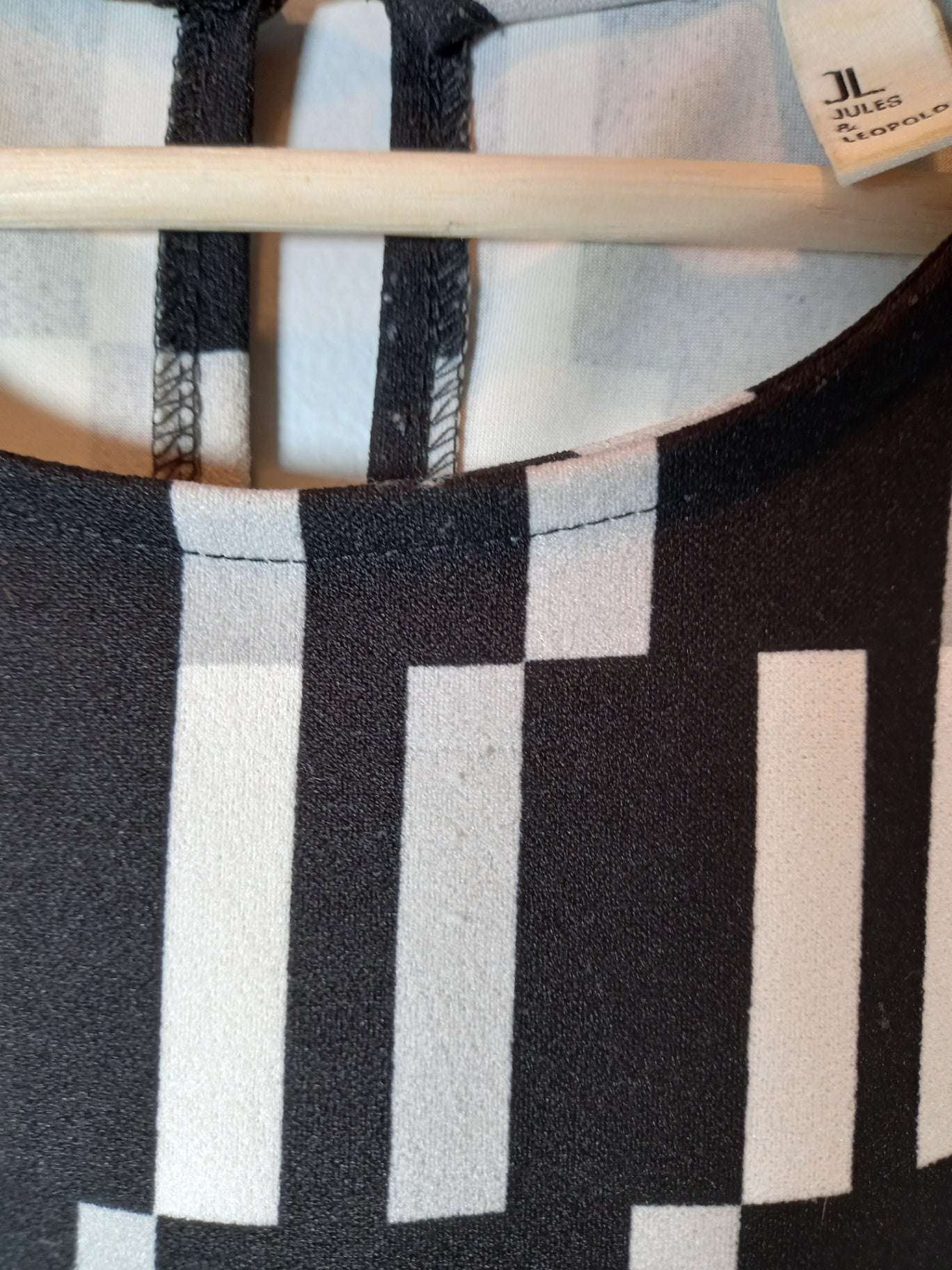 Jules & Leopold geometric blouse - Small