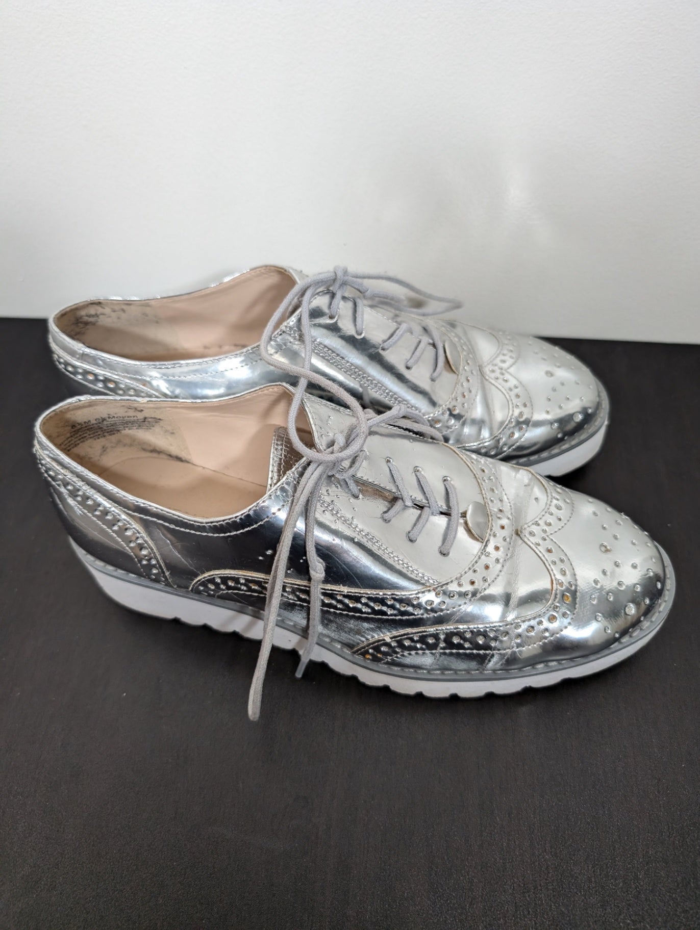 Nine West chunky metallic shoe - 6.5M