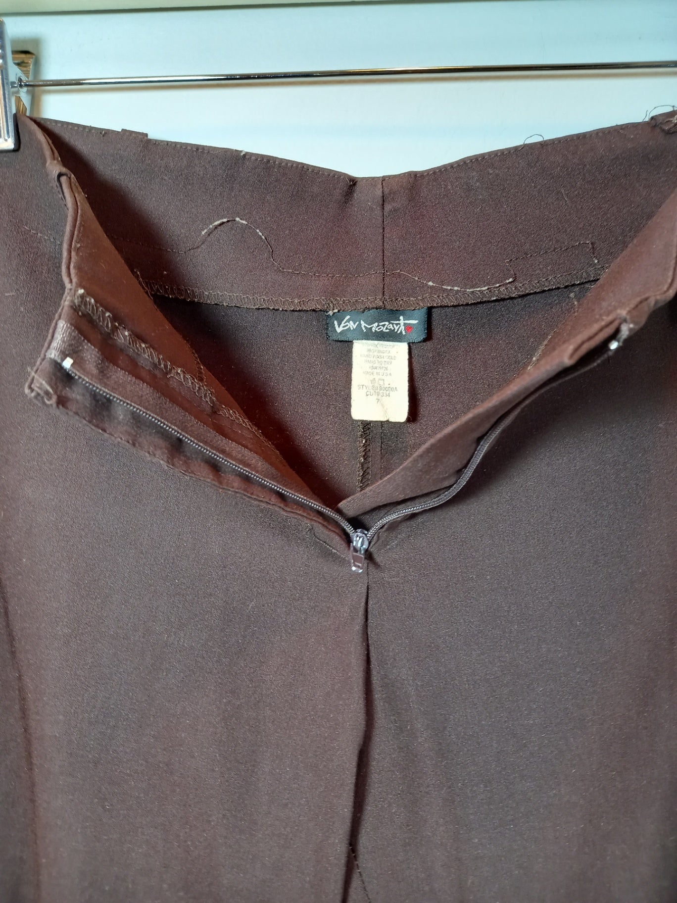 Von Mozart brown dress pants - SZ 7