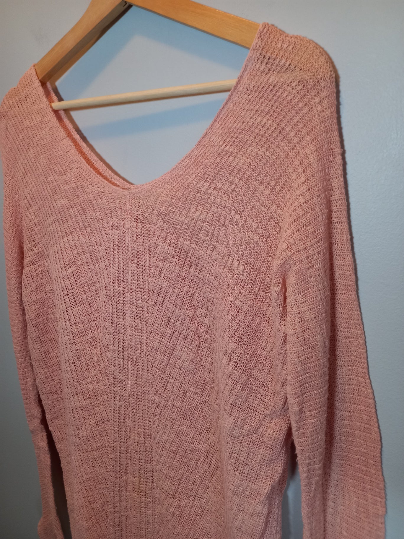 Monk & Lou pink sweater - Small (Minor Flaw)
