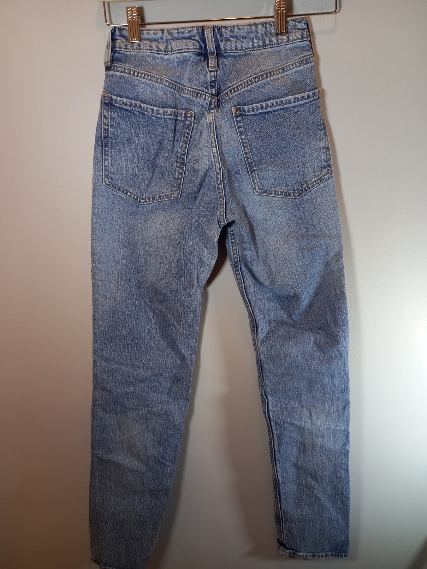 &Denim slim straight jeans - SZ 0