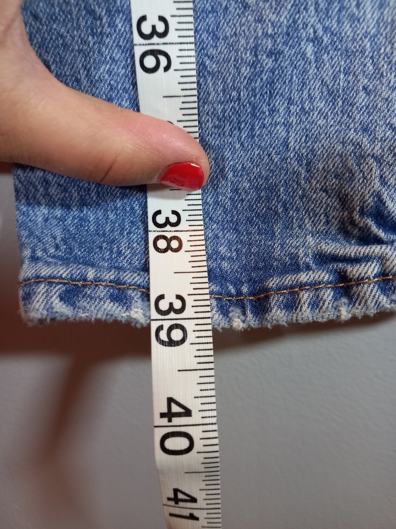 &Denim slim straight jeans - SZ 0