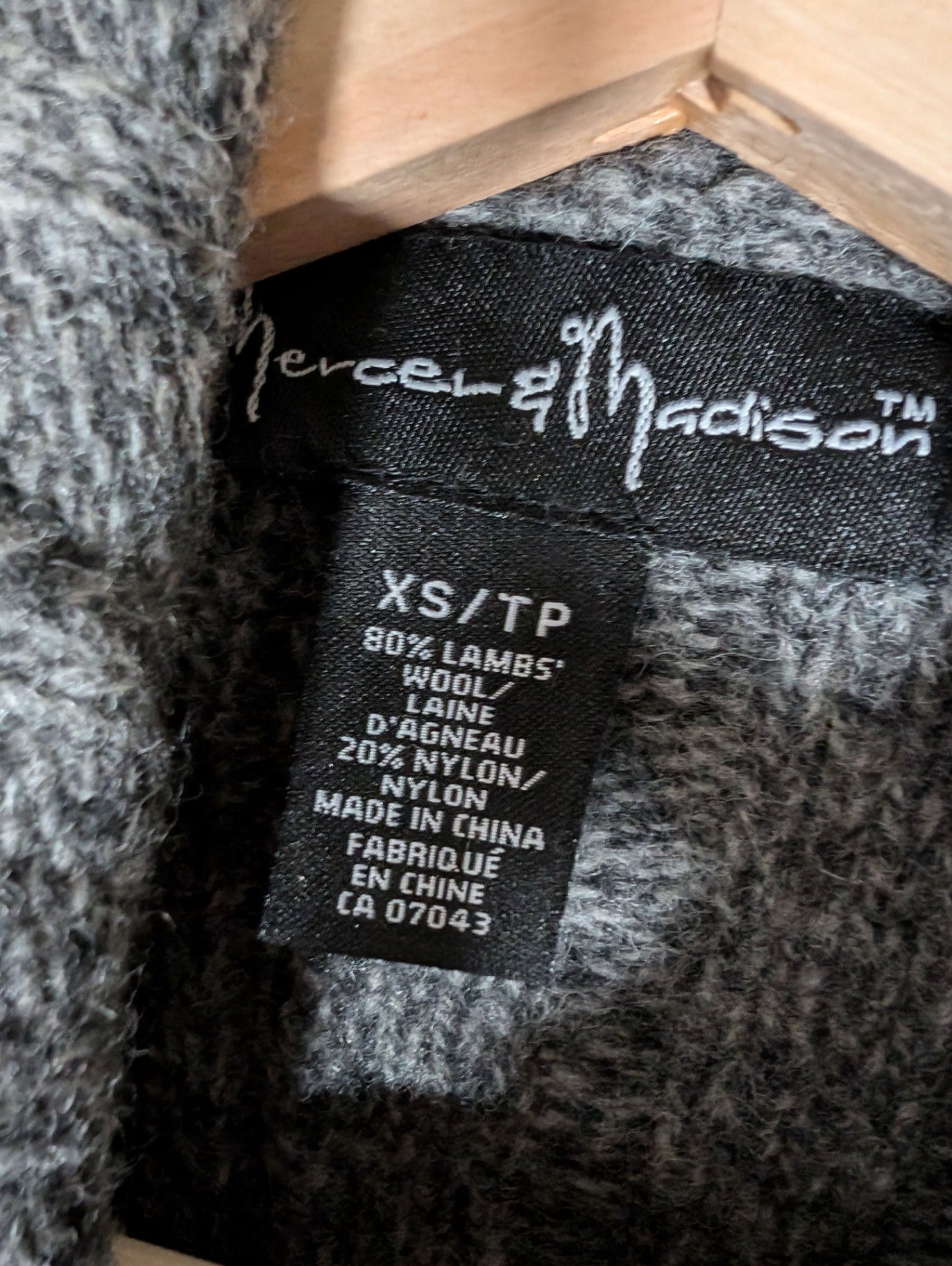 Mercer & Madison lamb wool short cloak - X-Small
