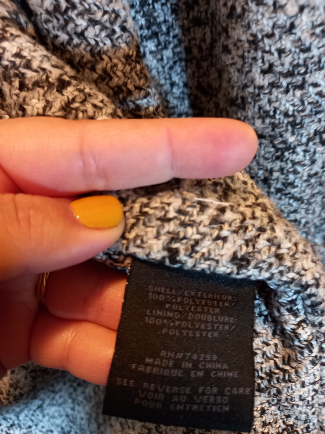 Steve Madden black & white coat - Medium