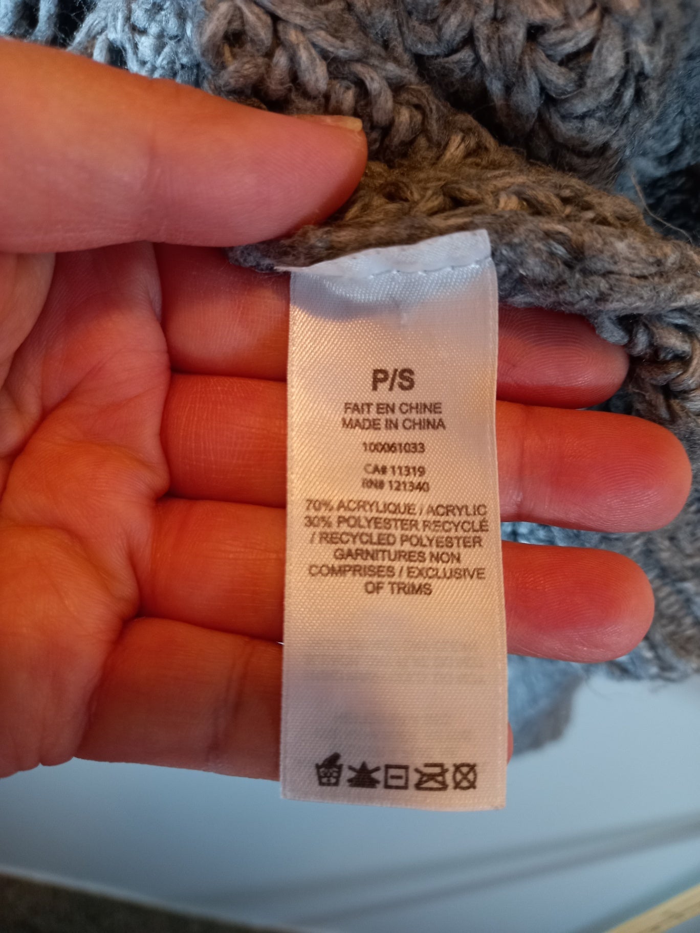 Dynamite turtleneck grey sweater - Small