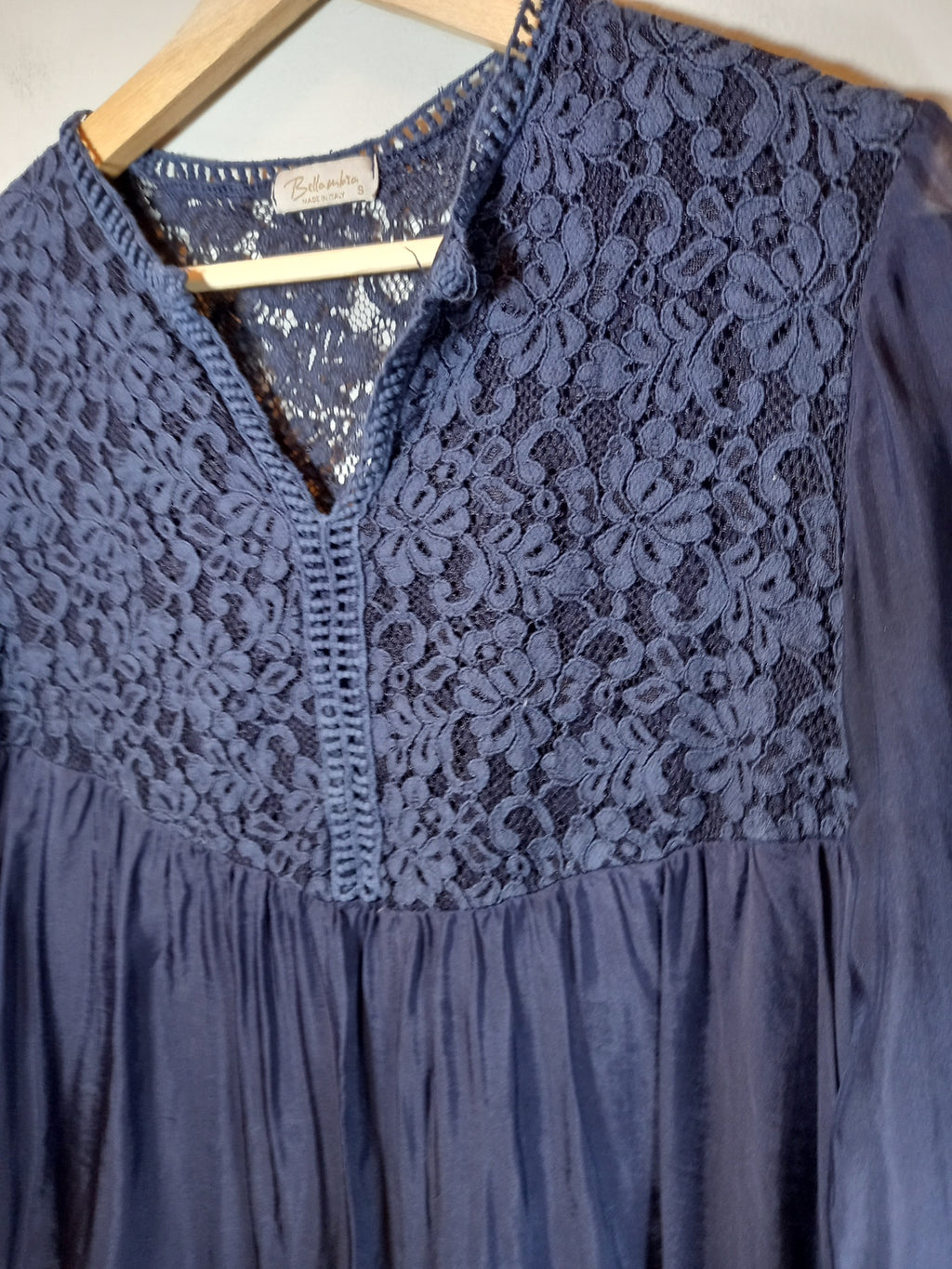 Bellambia Silk Navy Blouse - S