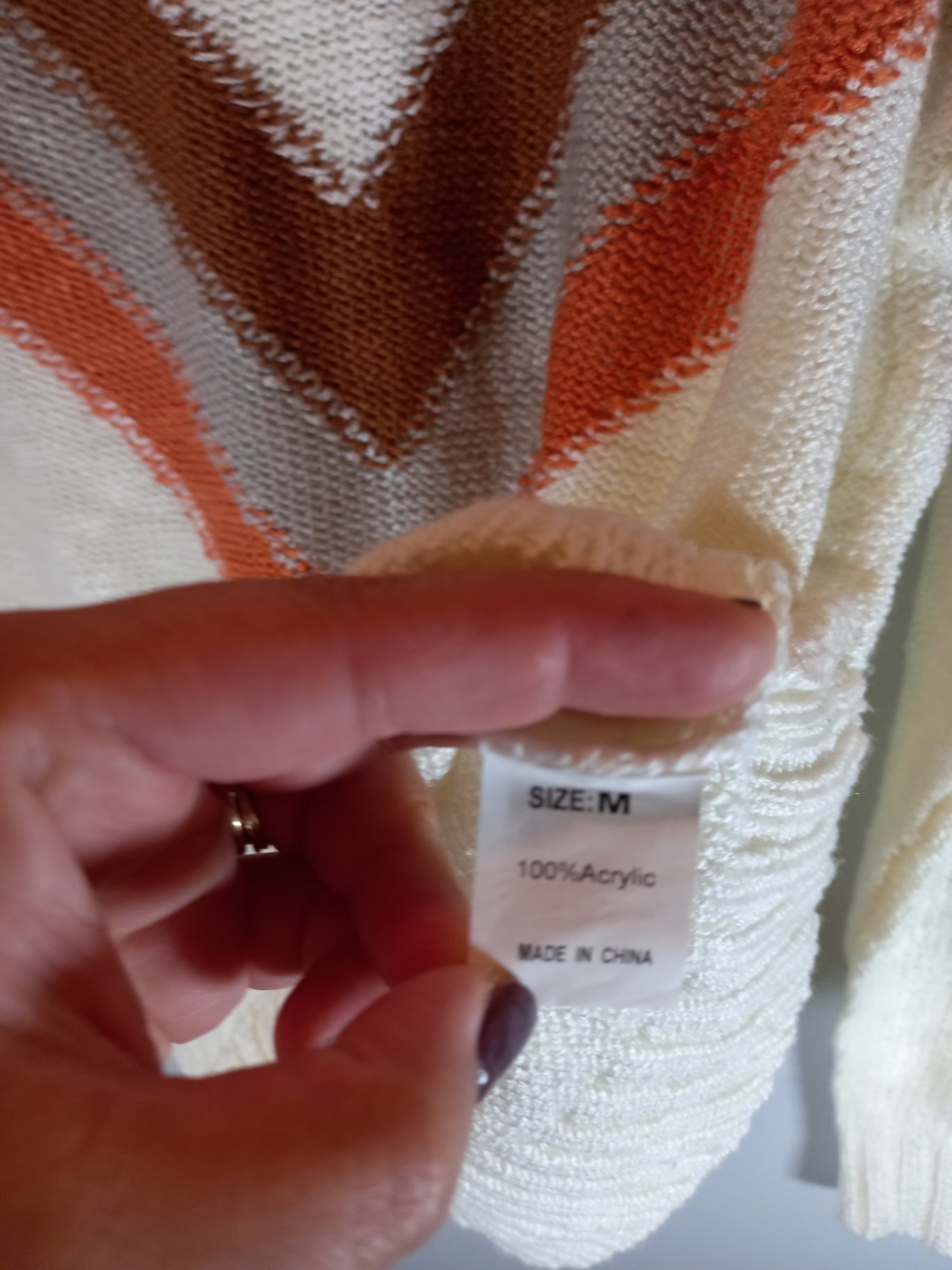 No Label cream sweater - Medium