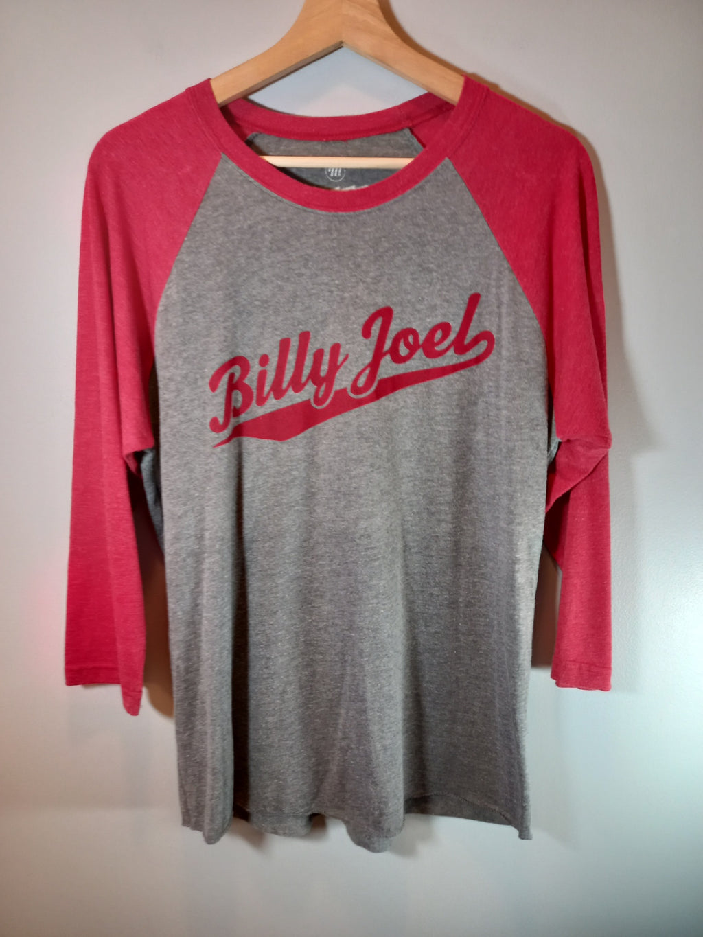 Billy Joel baseball style long-sleeve - Medium