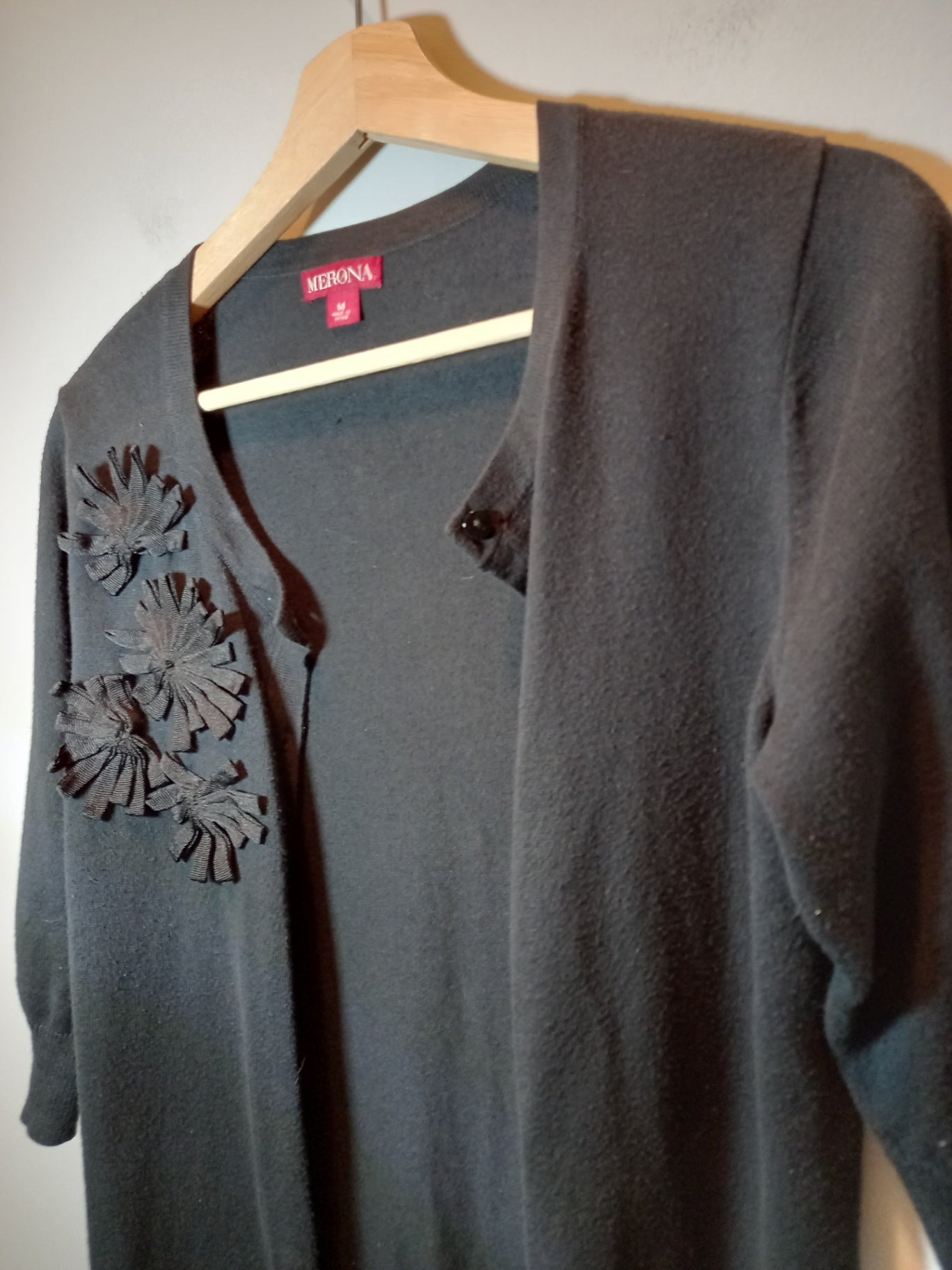 Merona black caridigan - Medium