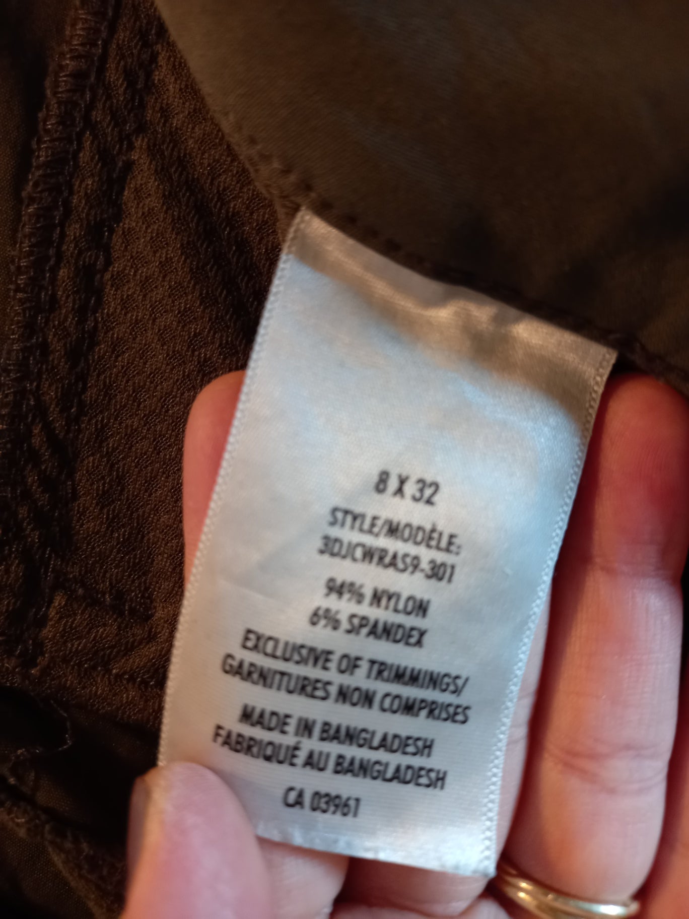 Windriver olive utility pants - SZ 8