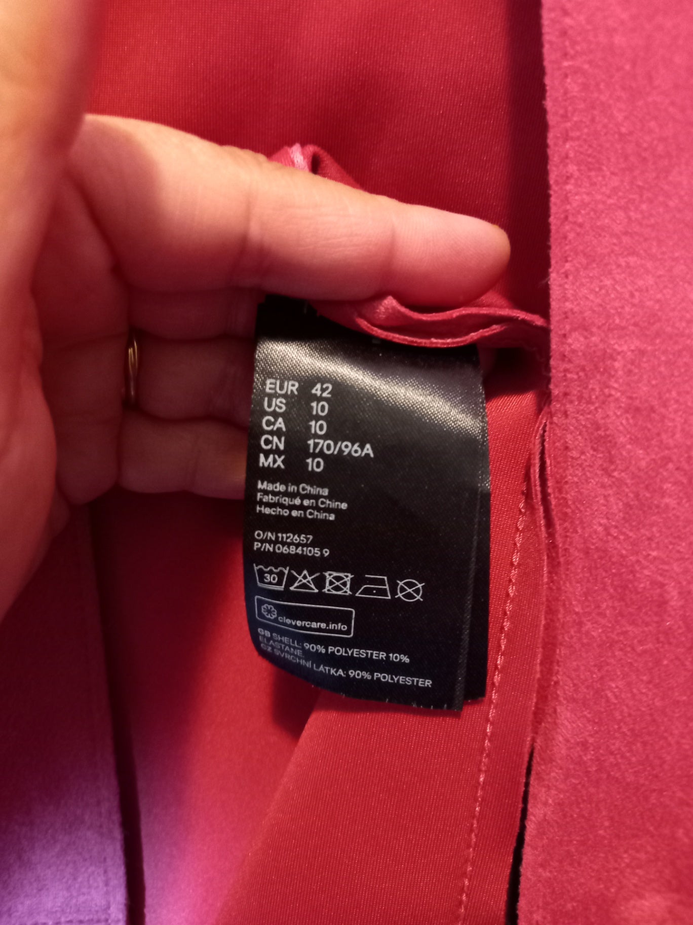 H&M pink suede jacket - SZ 10