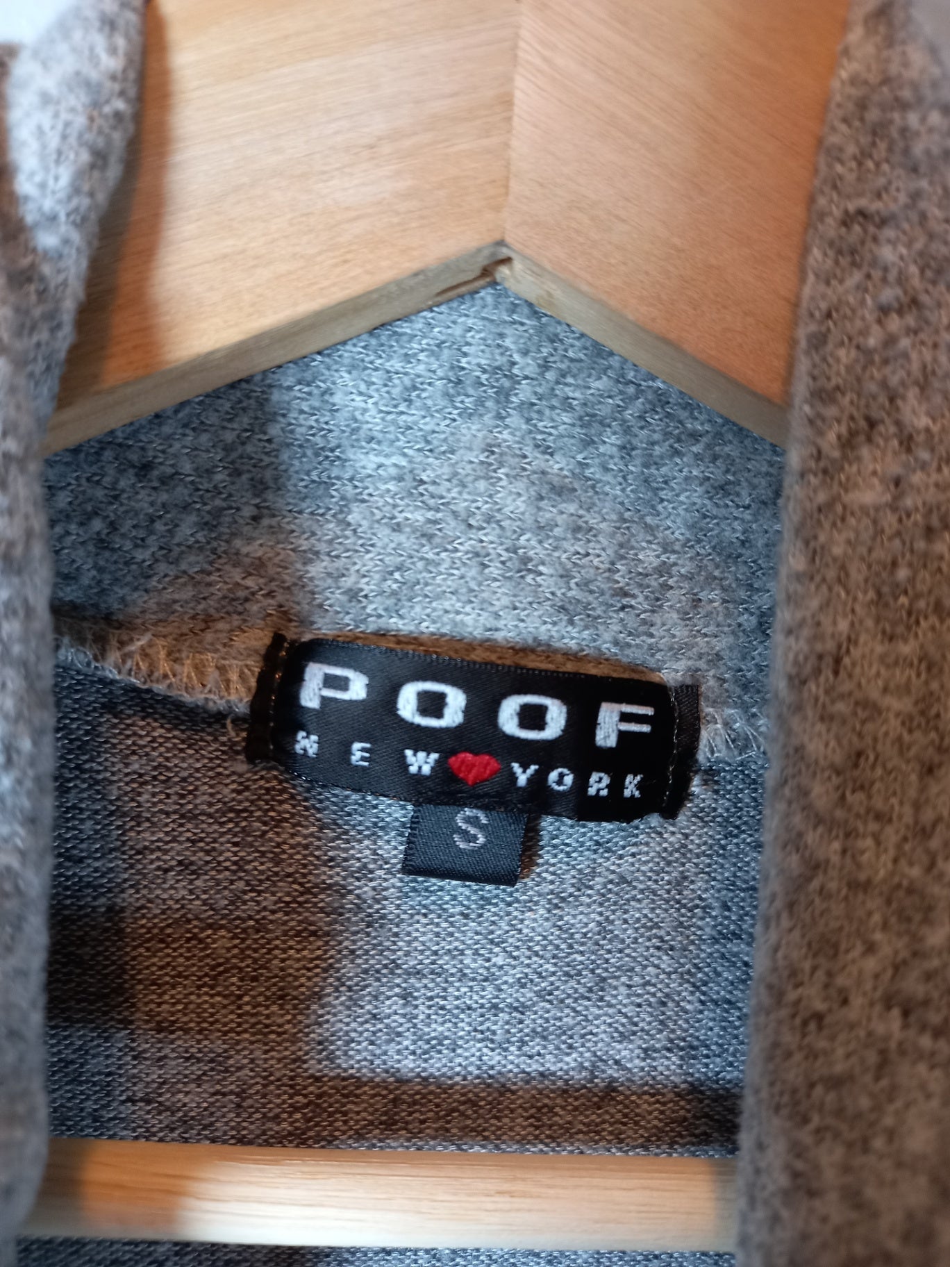 Poof grey cardigan - Small