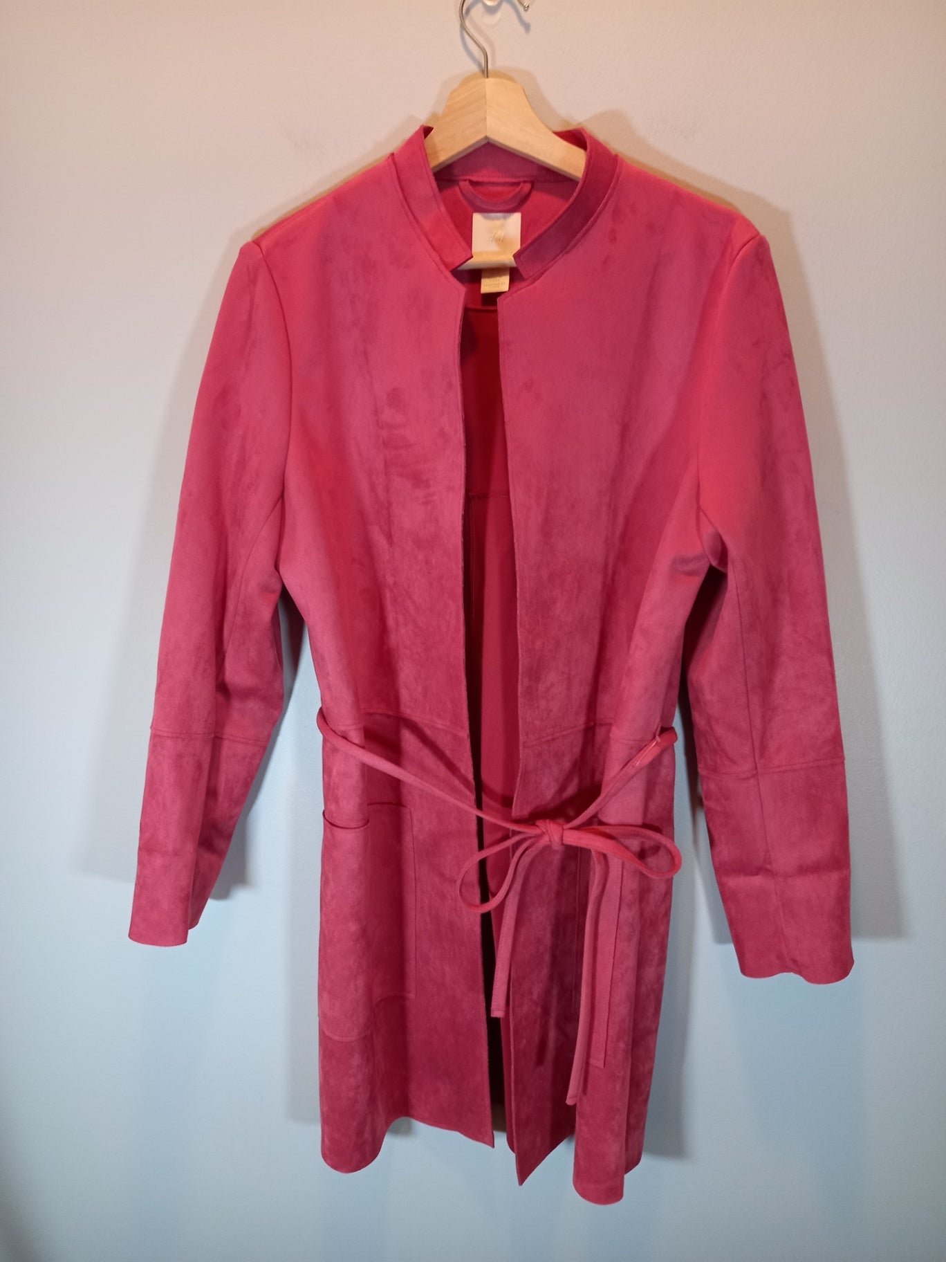 H&M pink suede jacket - SZ 10