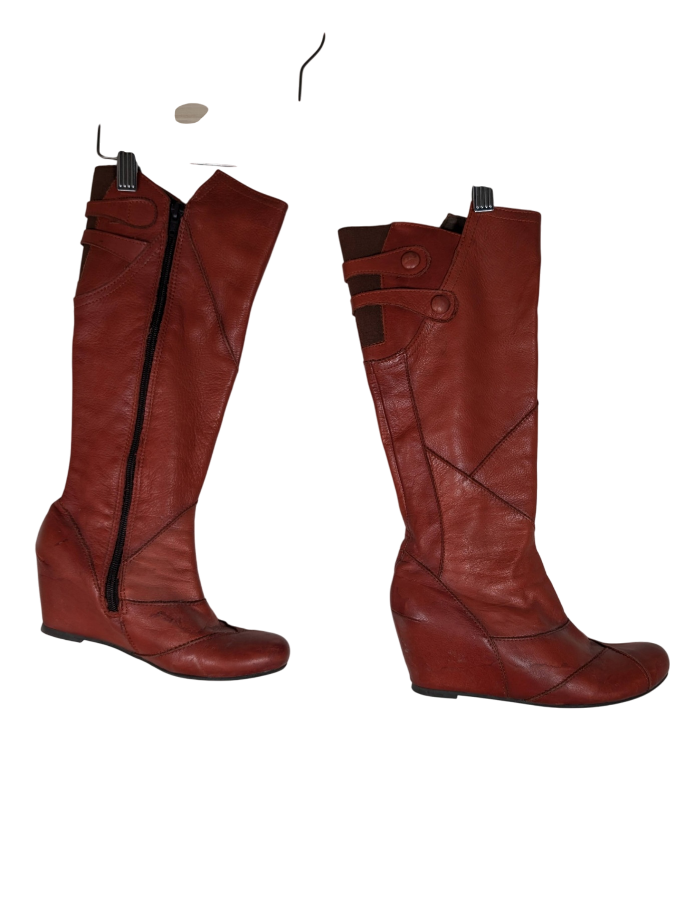 Unknown brand leather boots - SZ 7 (Minor Flaw)
