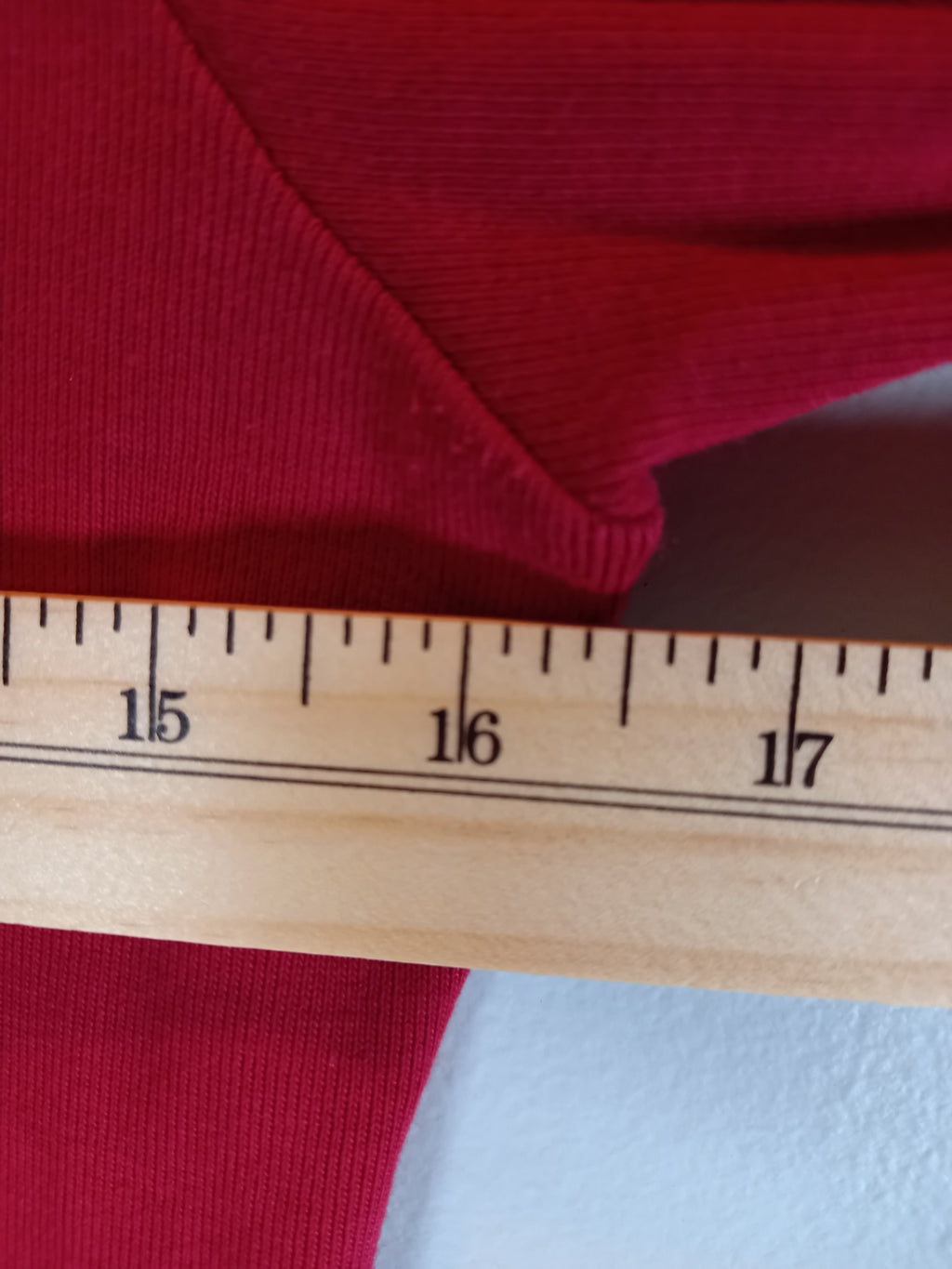 Real red cardigan - Medium