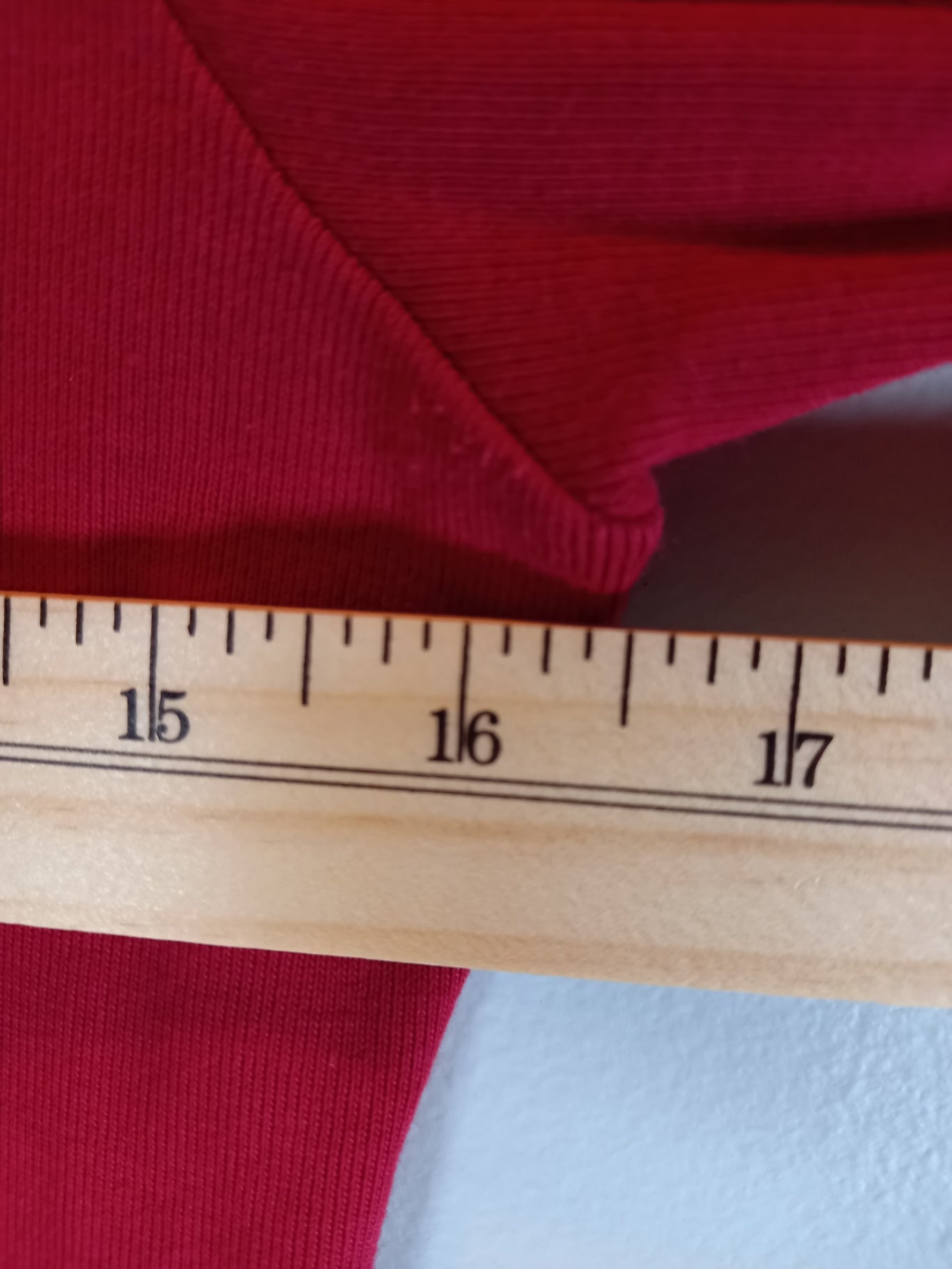 Real red cardigan - Medium