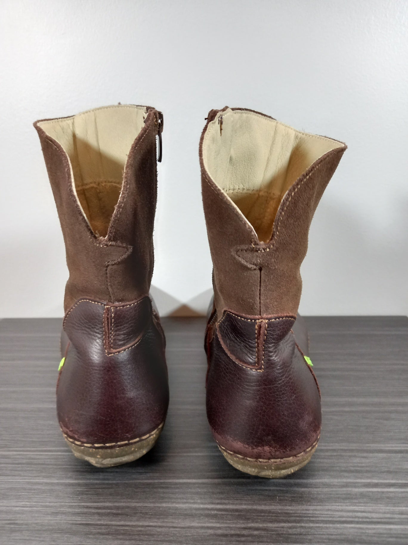 El Naturalista recyclus brown ankle boots - SZ 37