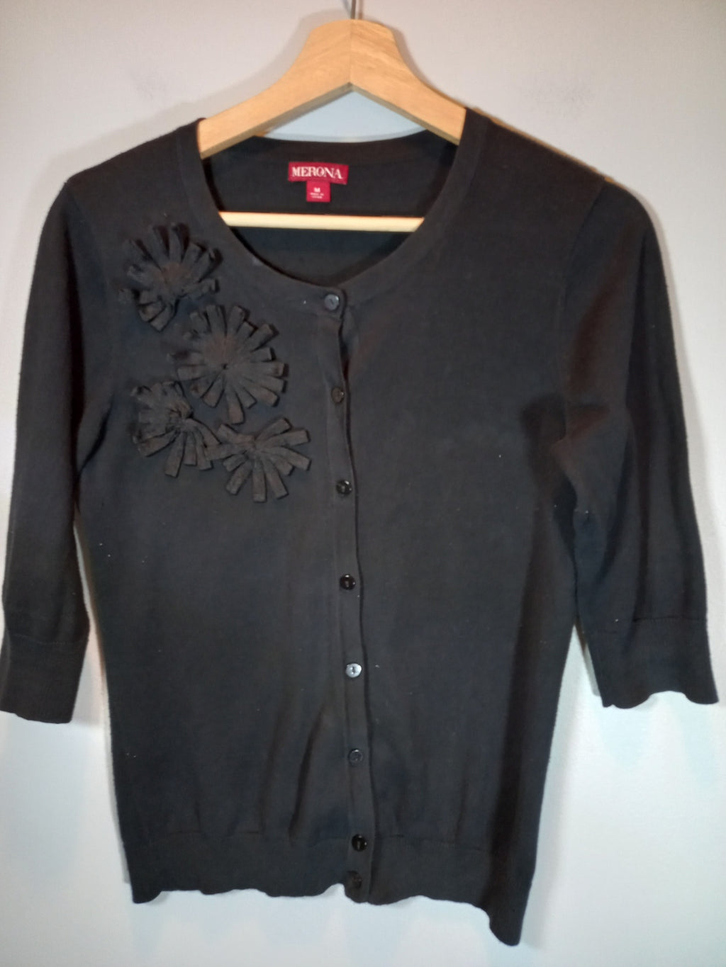 Merona black caridigan - Medium