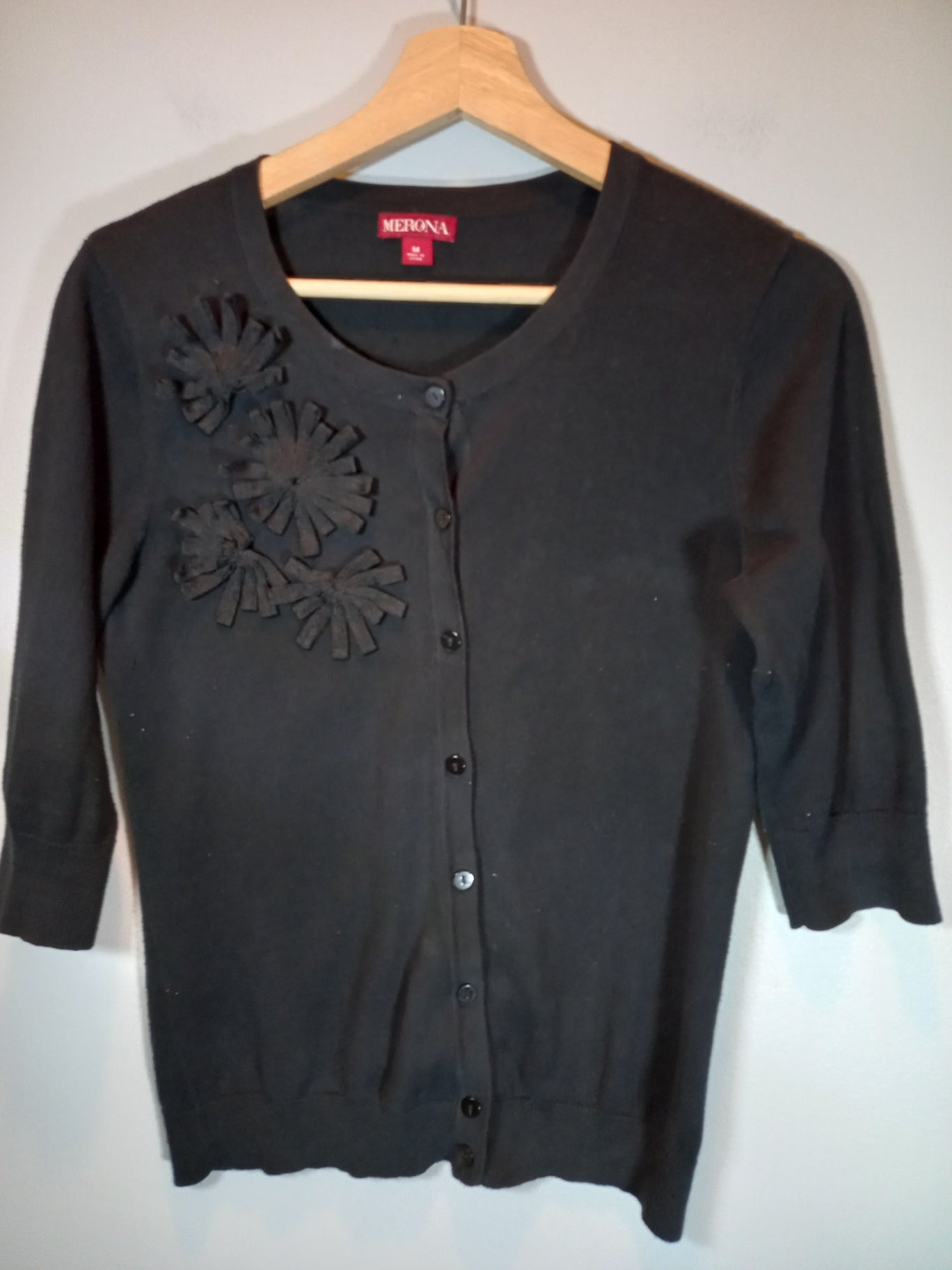 Merona black caridigan - Medium
