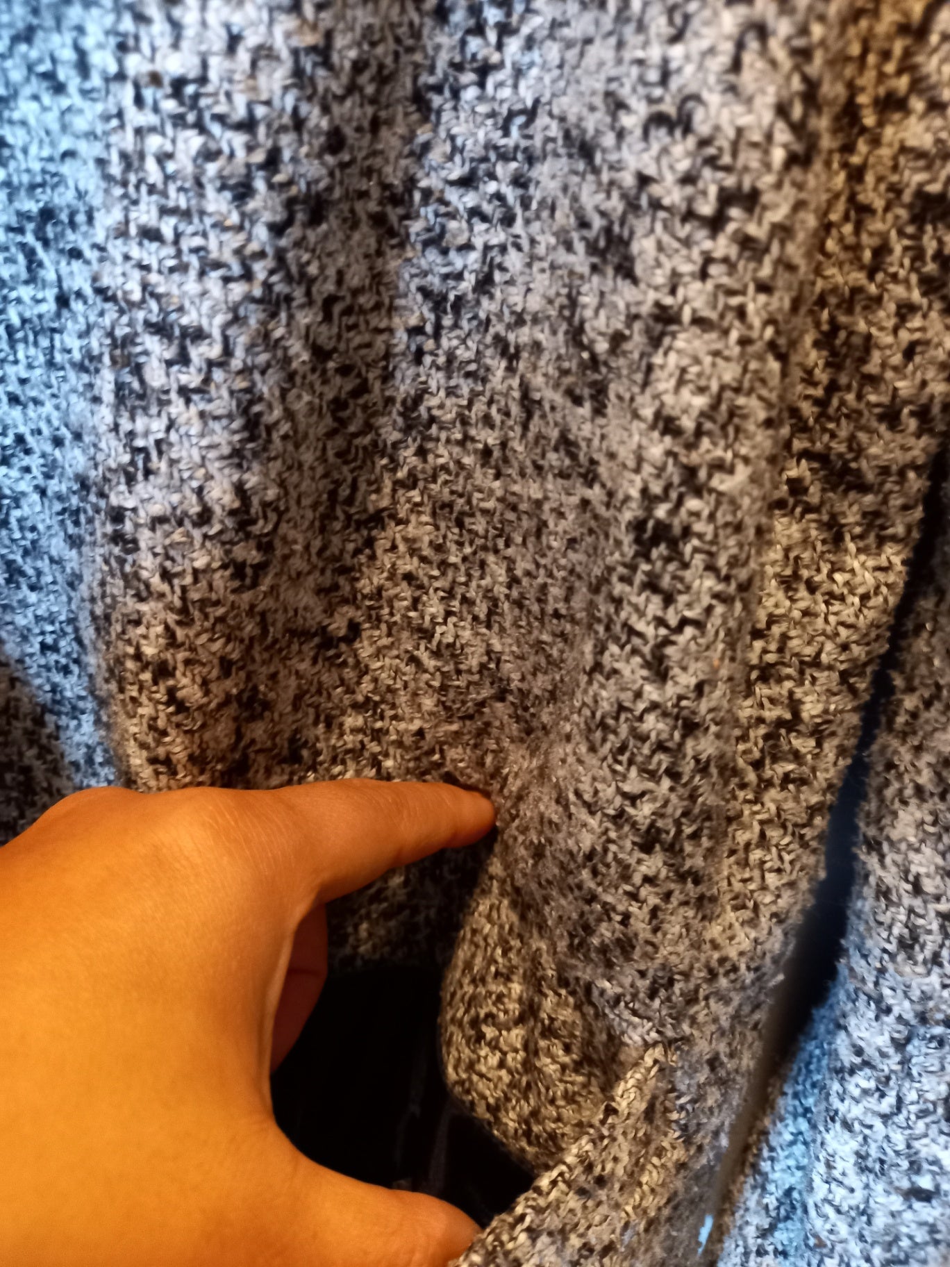 Steve Madden black & white coat - Medium
