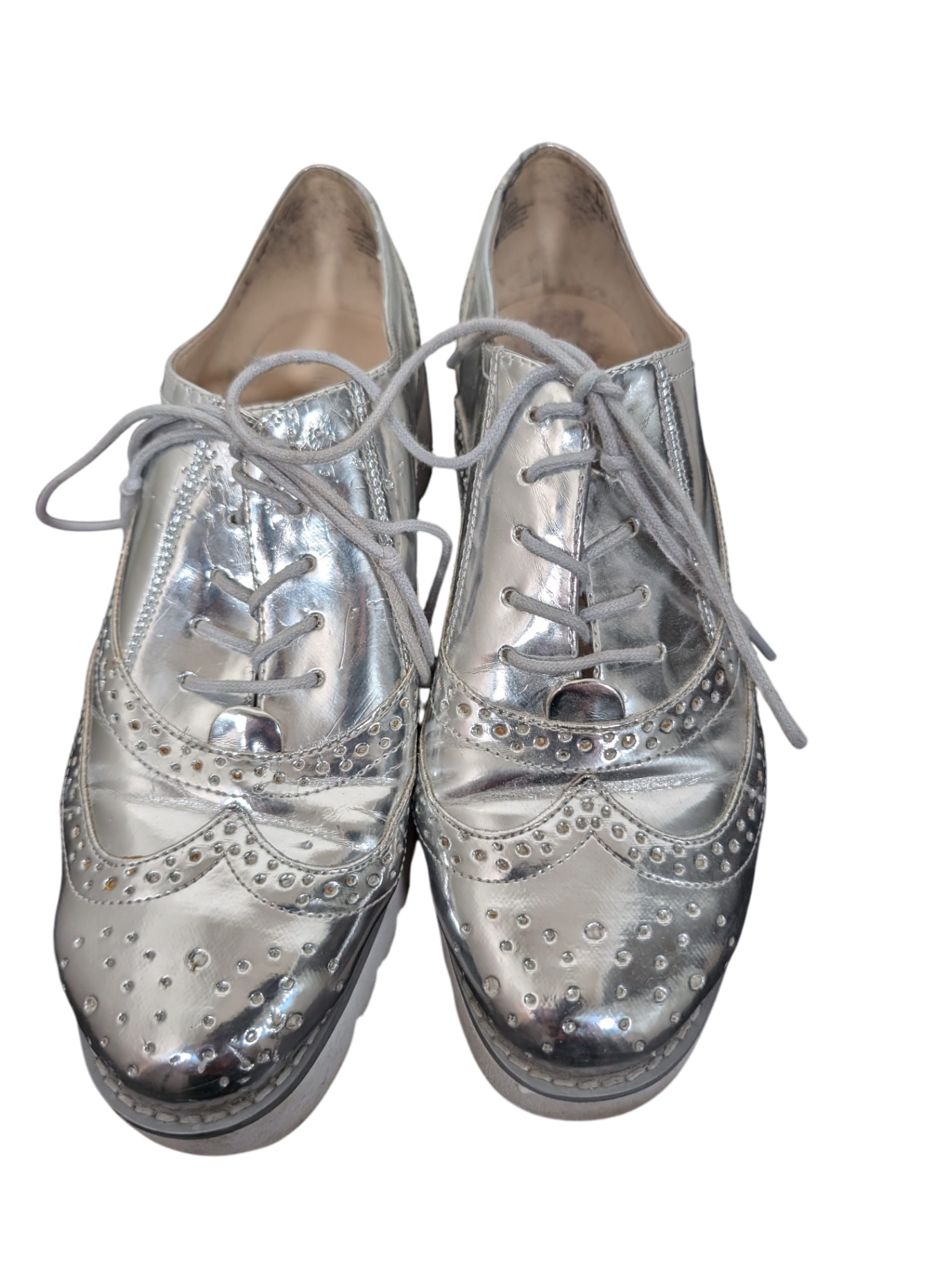 Nine West chunky metallic shoe - 6.5M
