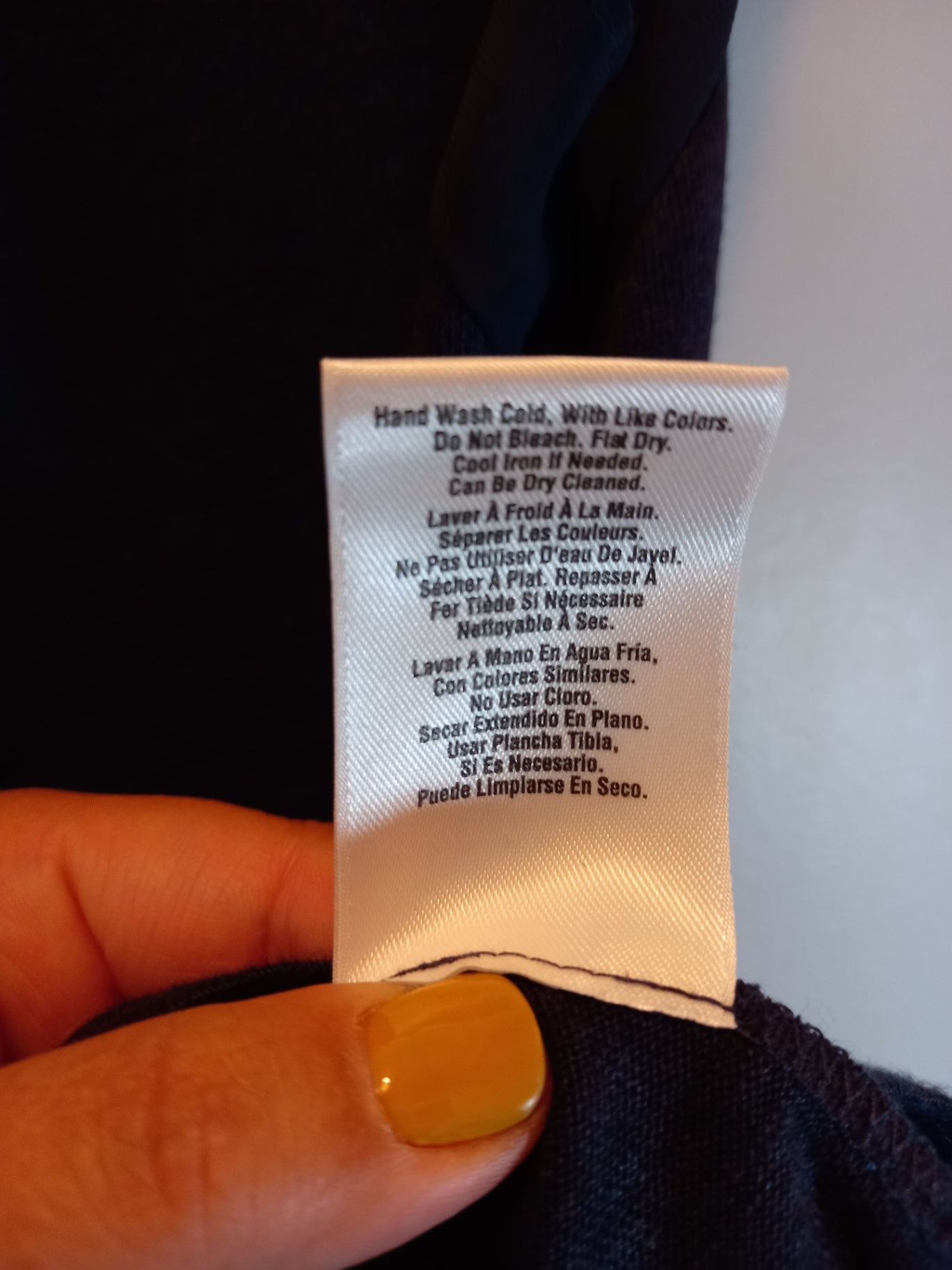 DKNY navy blouse - Small
