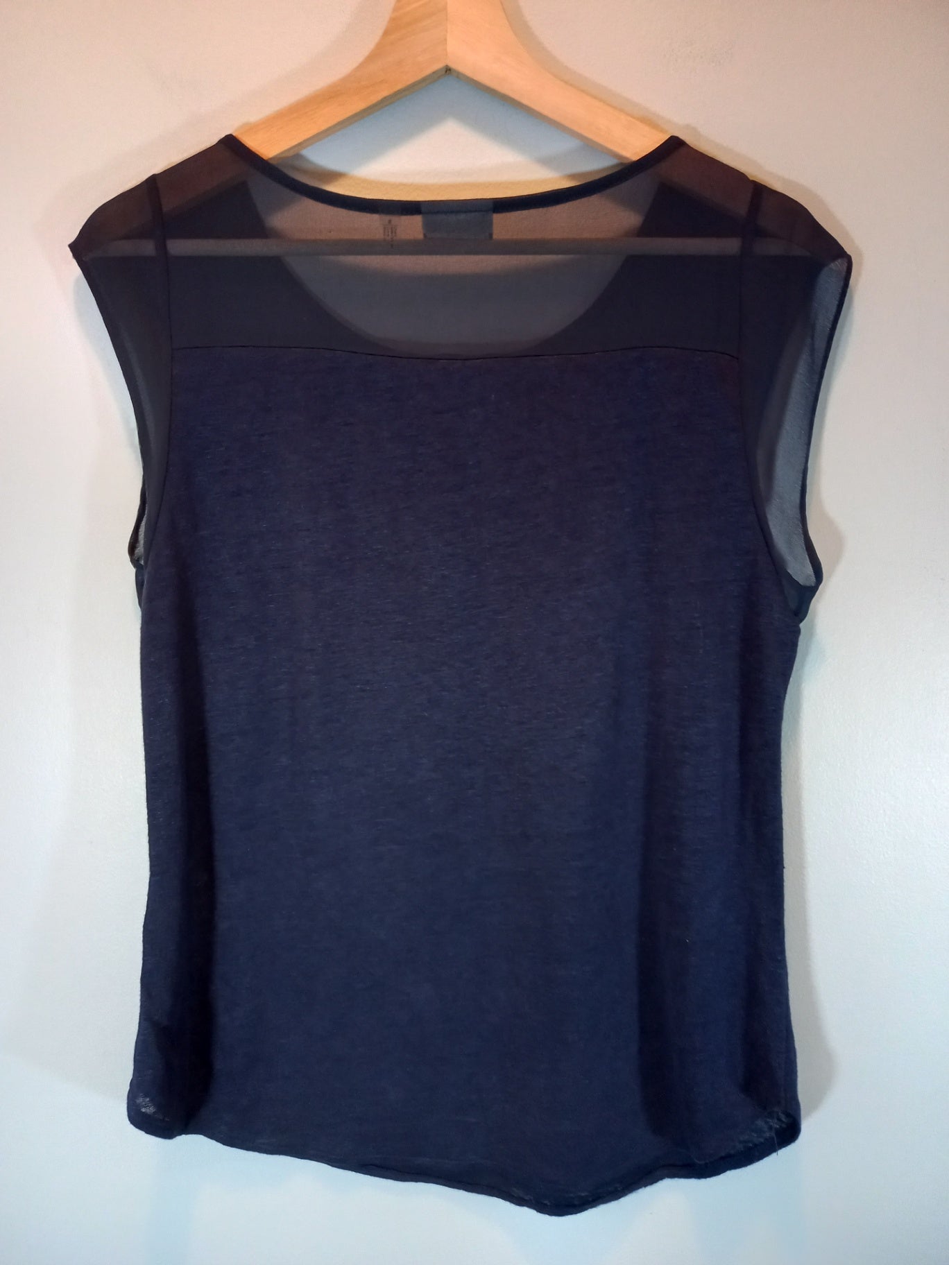 DKNY navy blouse - Small