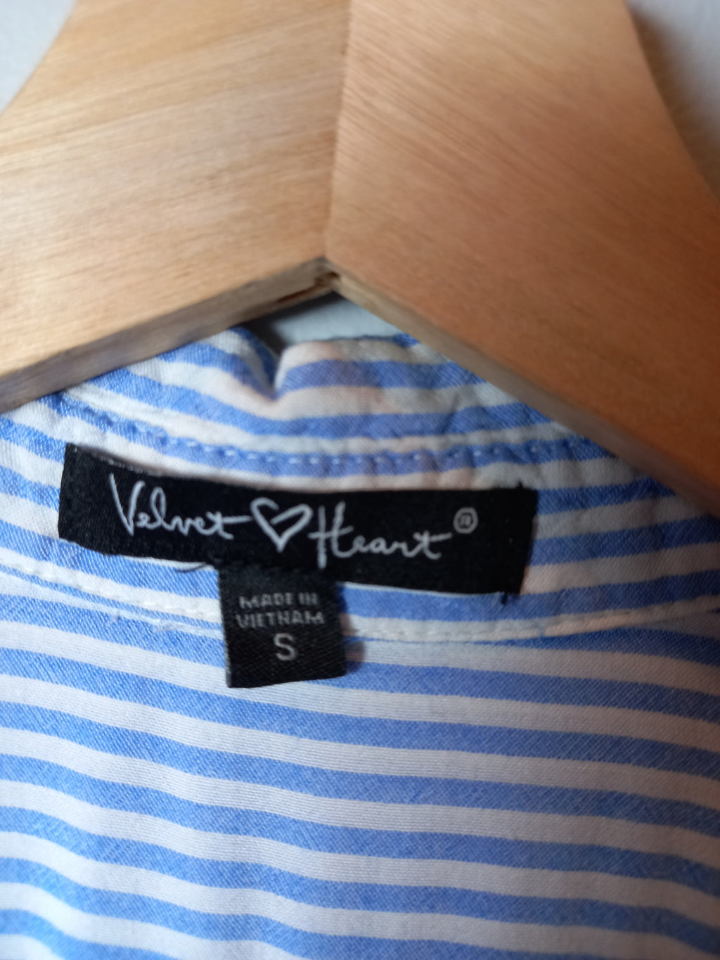 Velvet Heart striped shirt - S (Minor Flaw)
