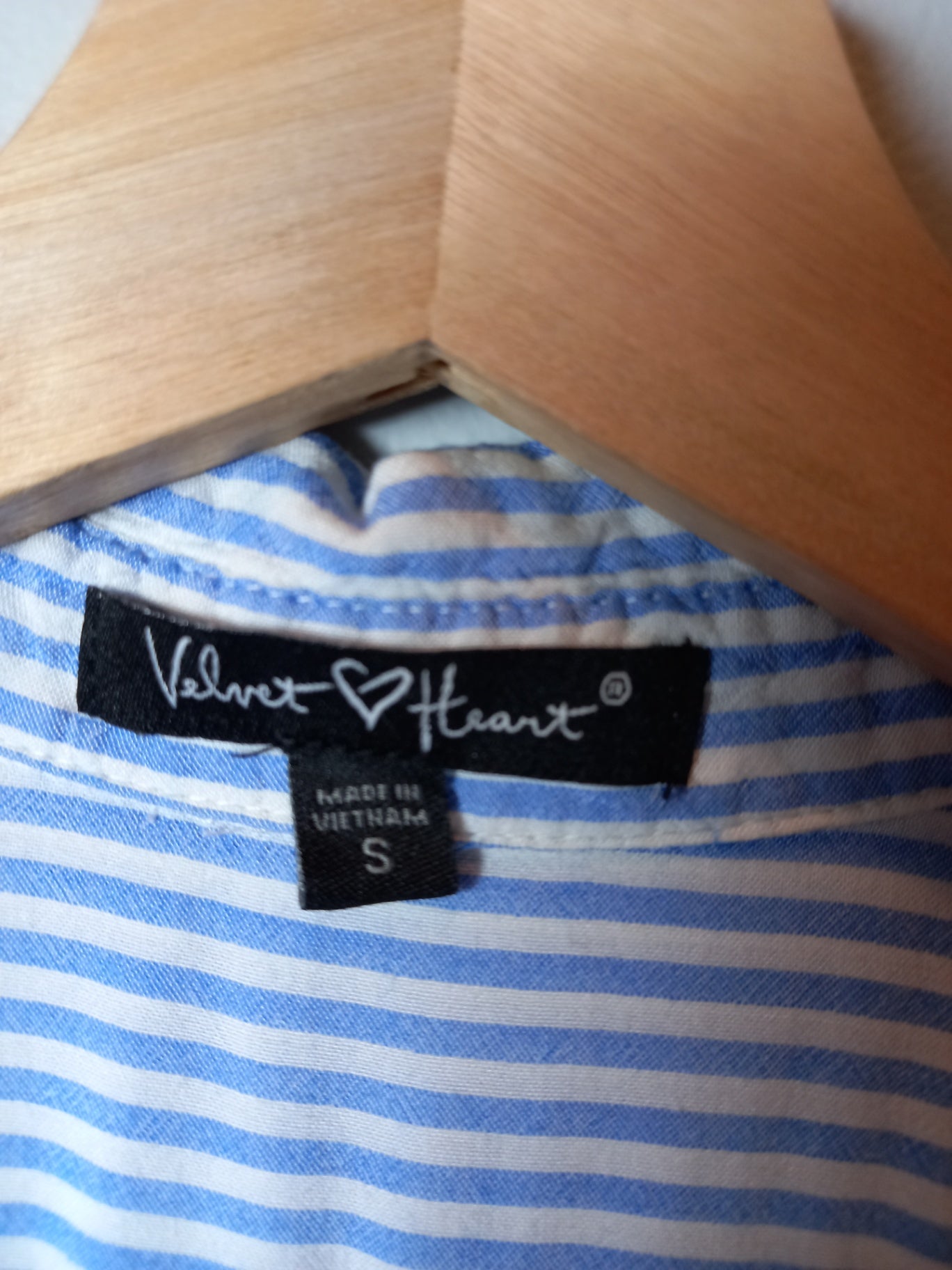 Velvet Heart striped shirt - S (Minor Flaw)