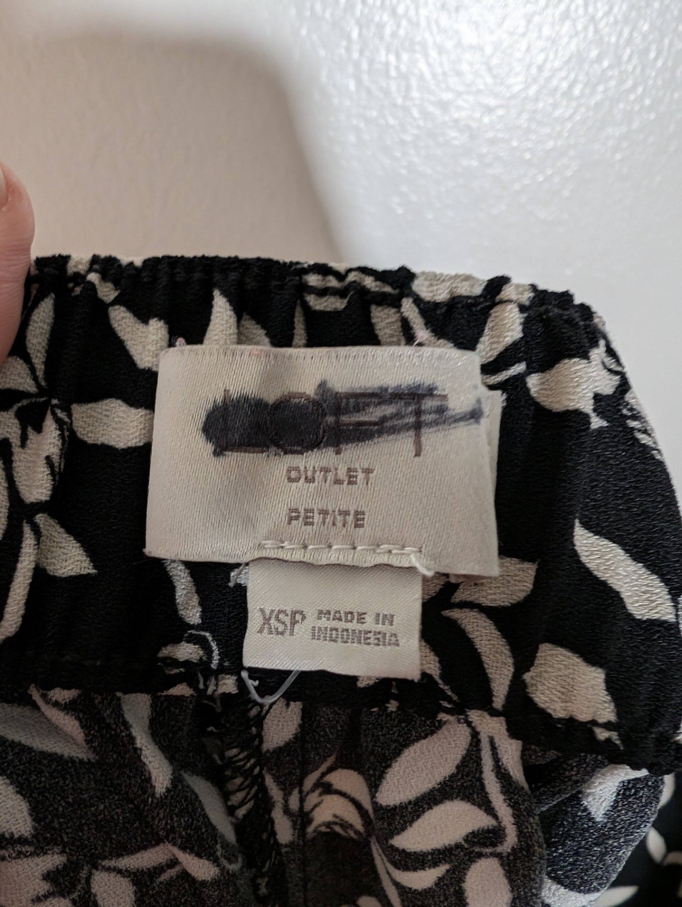 Loft Outlet petite floral pants - X-Small