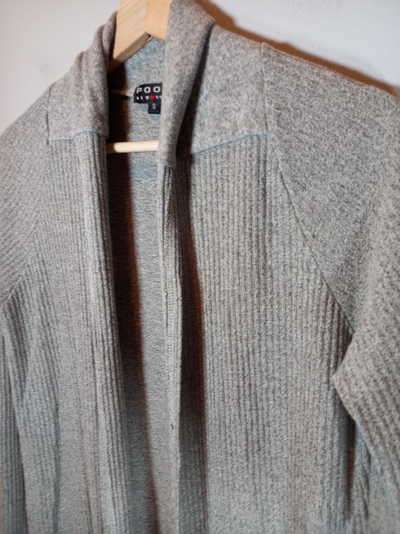 Poof grey cardigan - Small