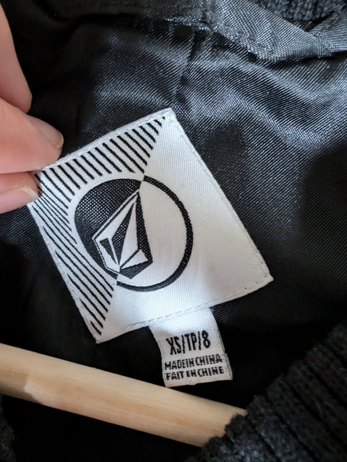 Volcom plaid wool bomber - X-Small