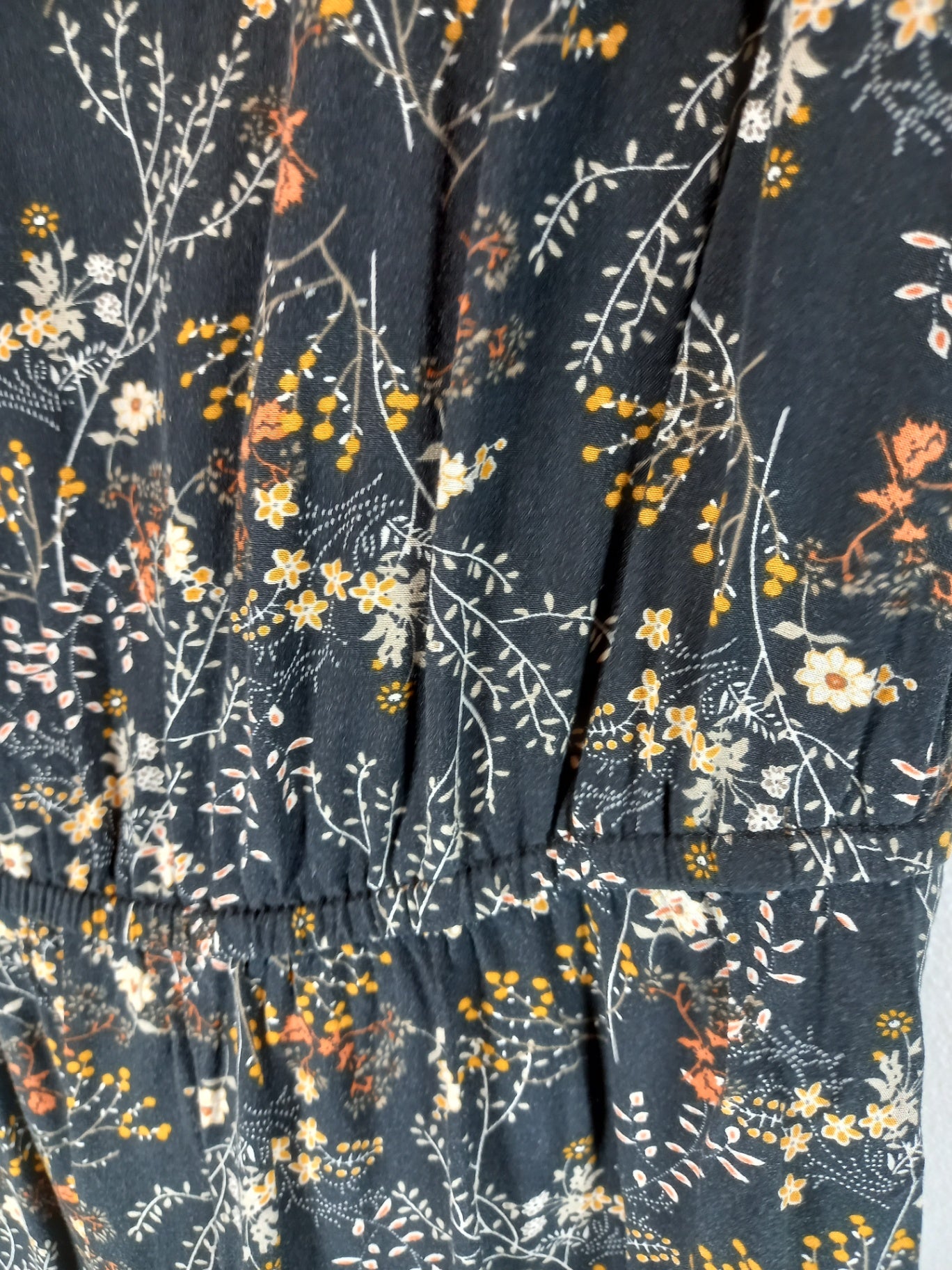 Only black floral sleeveless dress - SZ 36