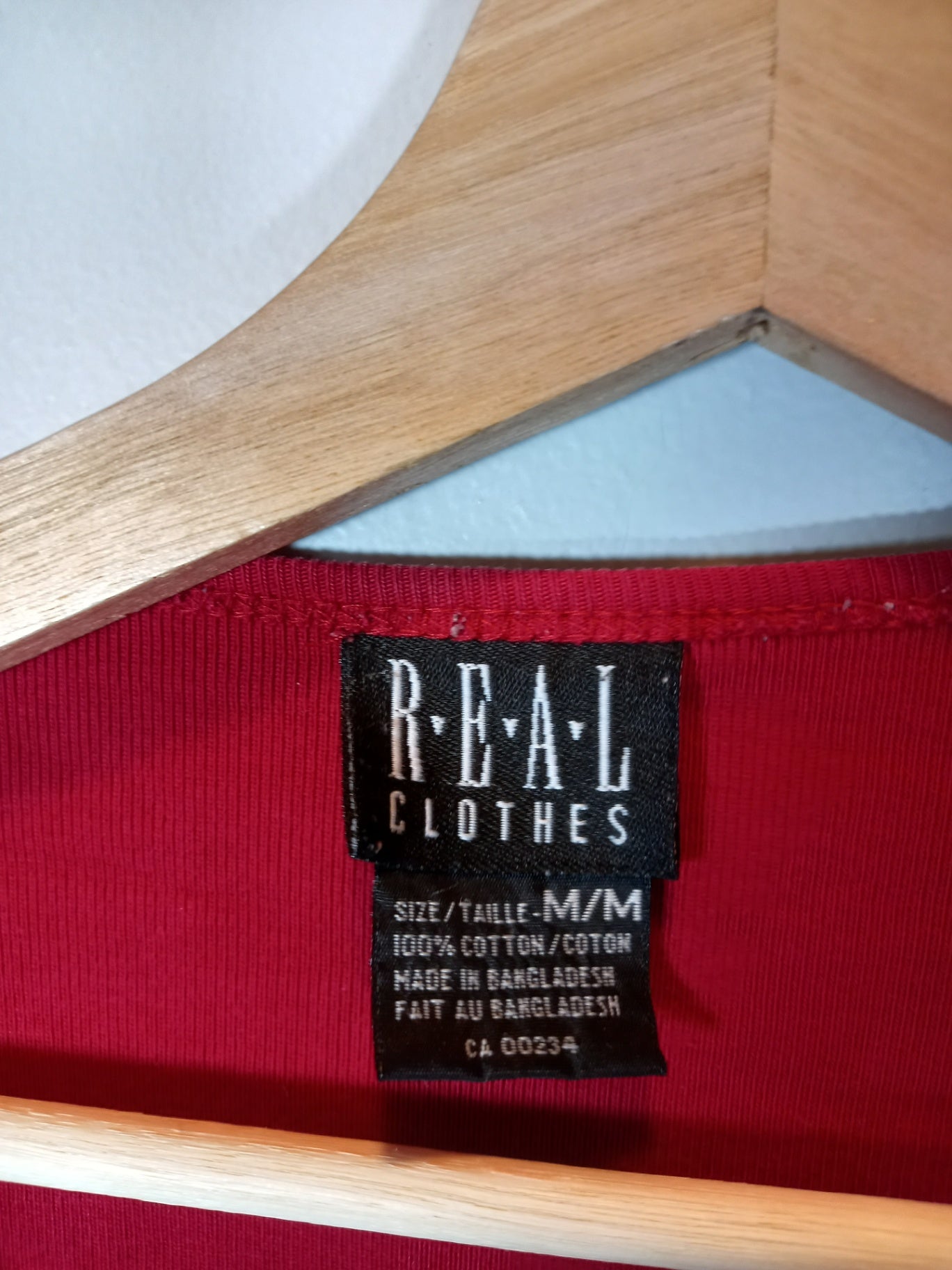 Real red cardigan - Medium