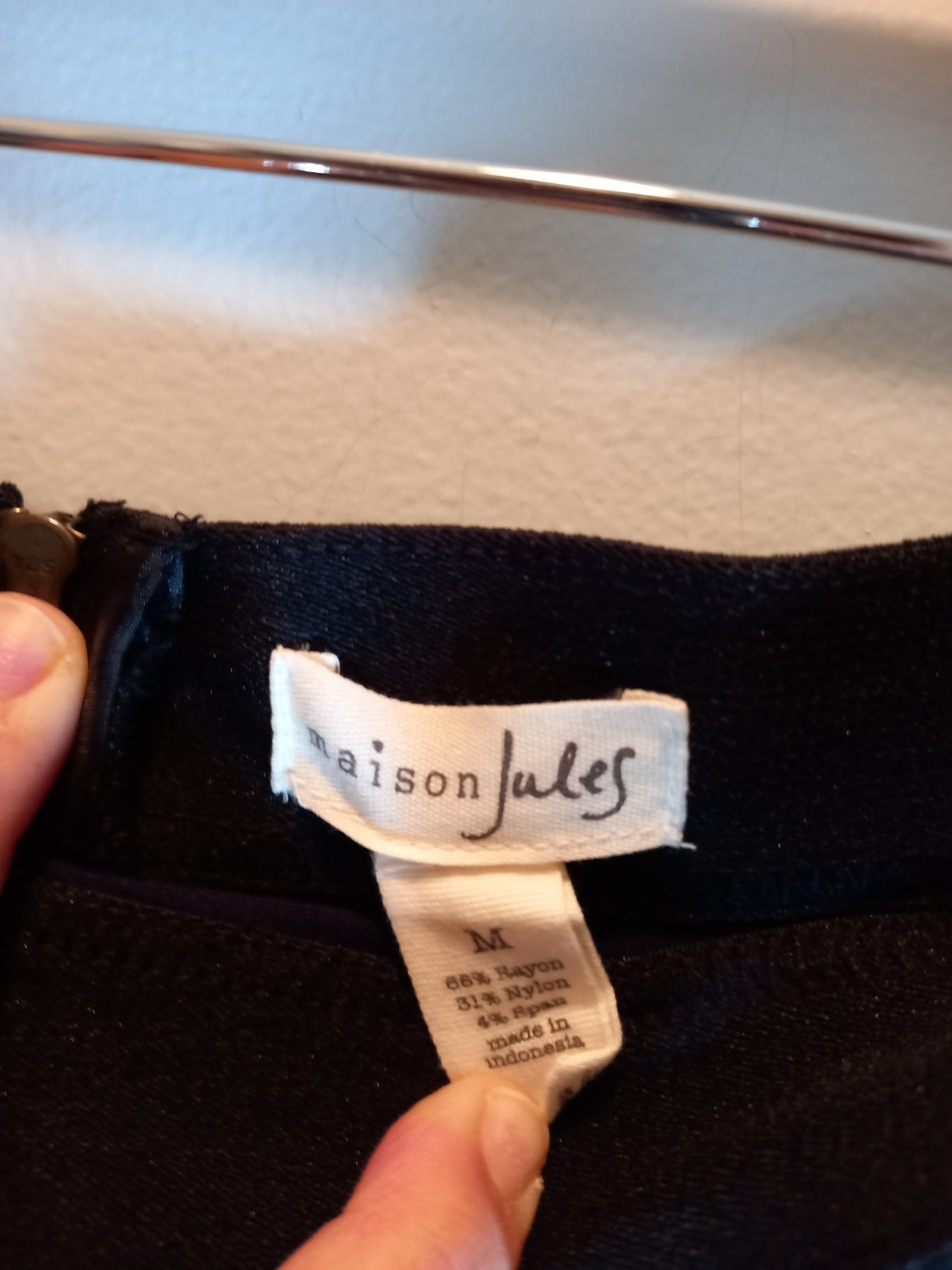 Maison Jules navy pencil skirt - Medium