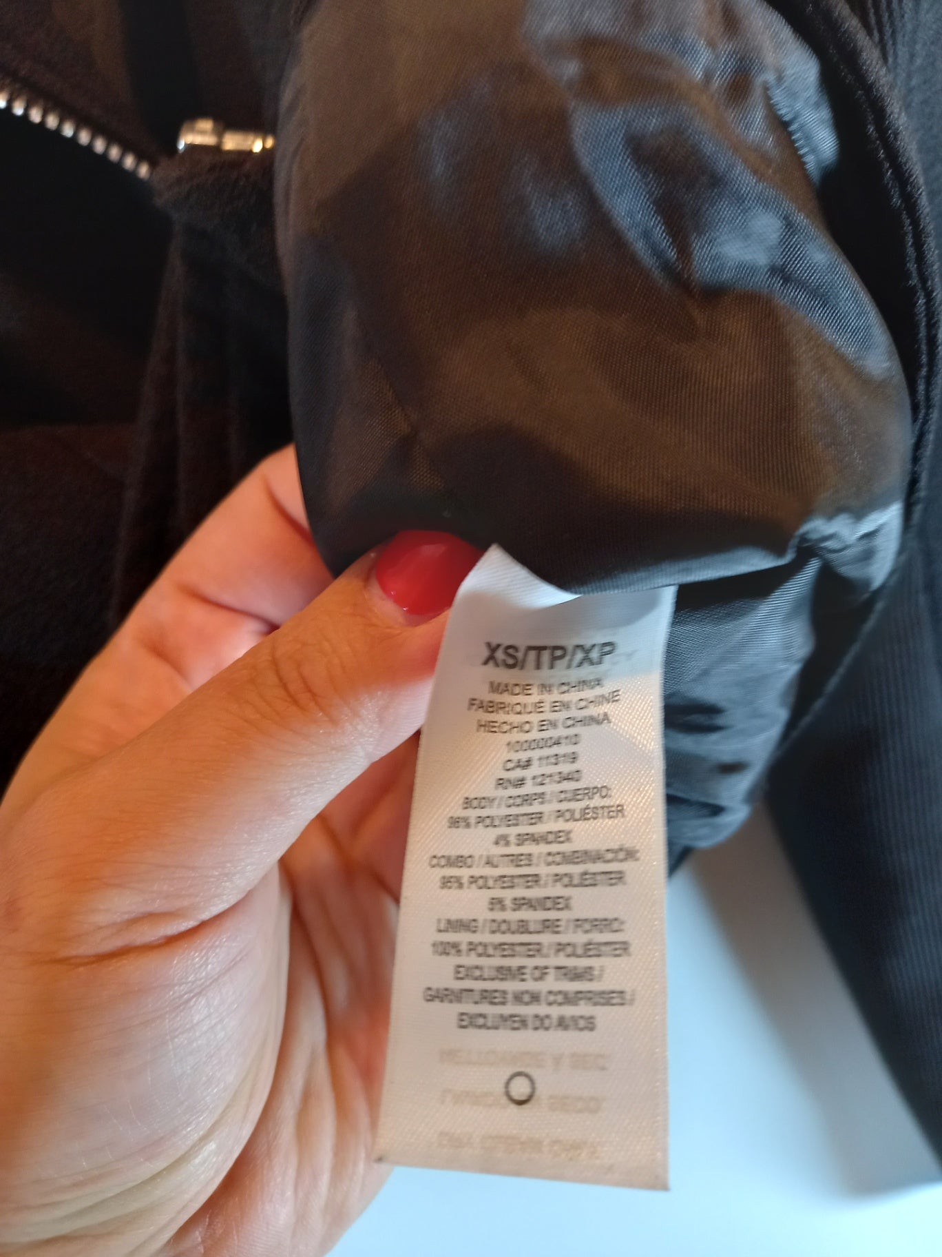 Dynamite luxe black jacket - XS