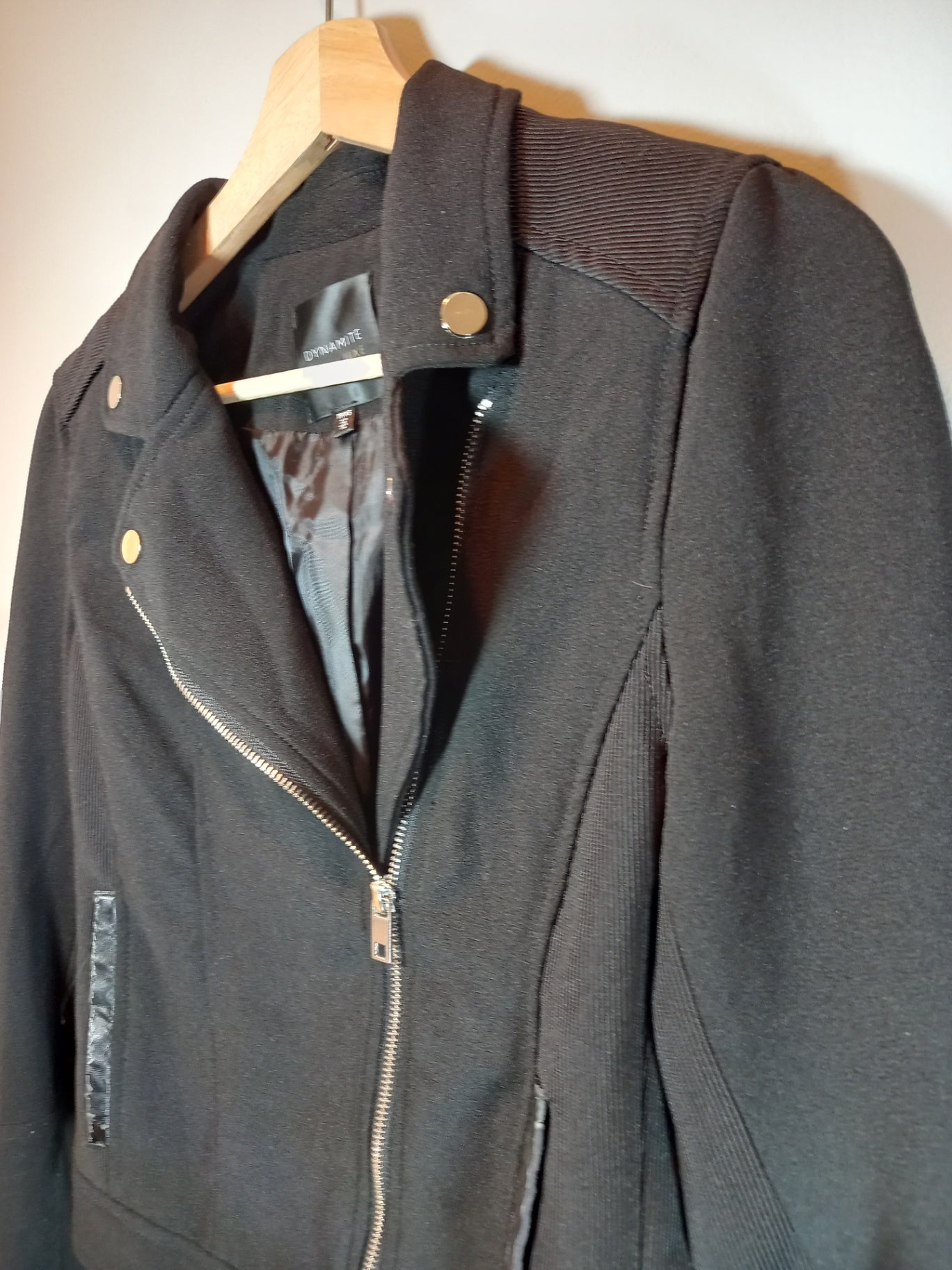 Dynamite luxe black jacket - XS