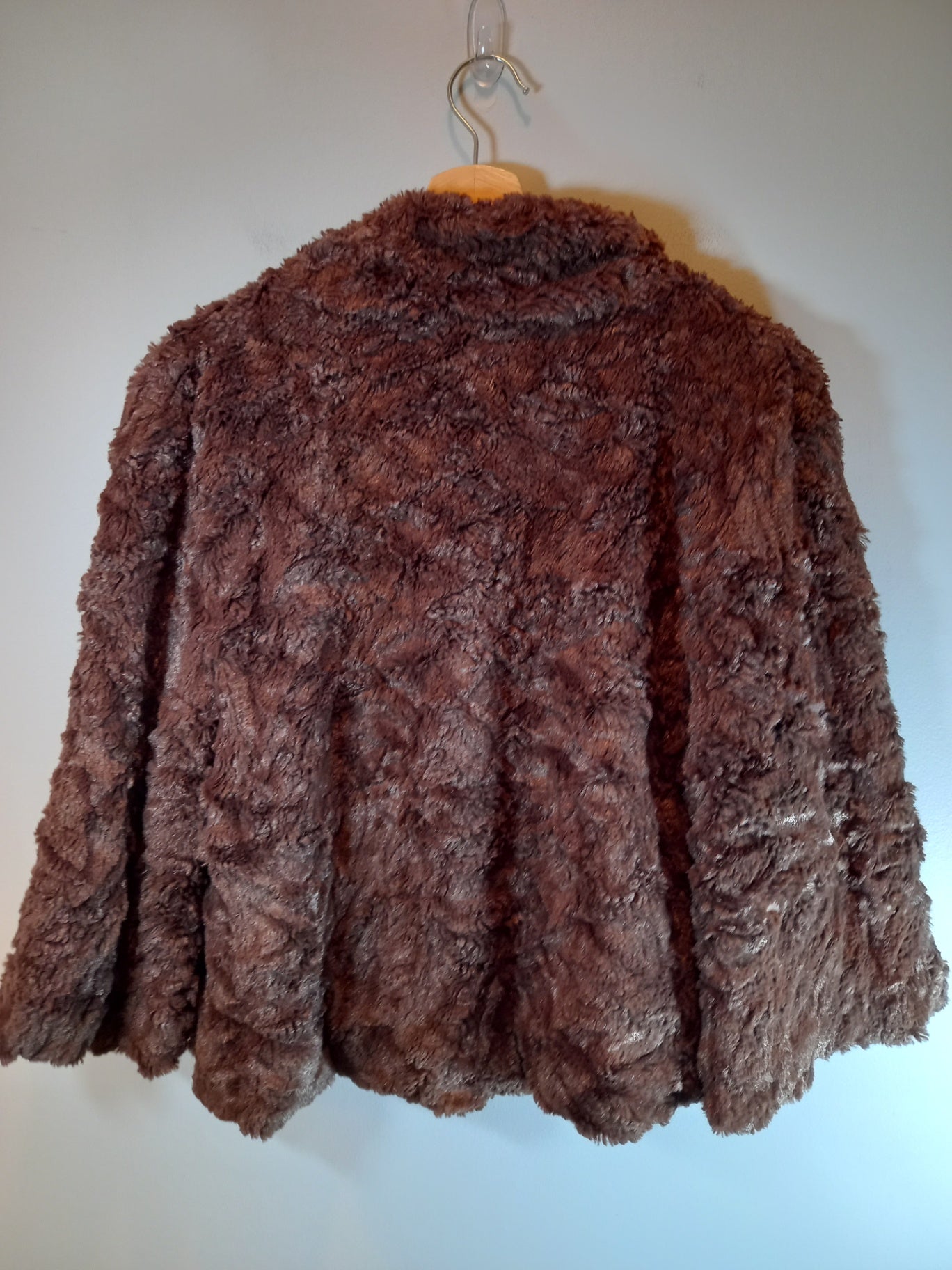 ii Sisters Brown Fuzzy Jacket - Medium