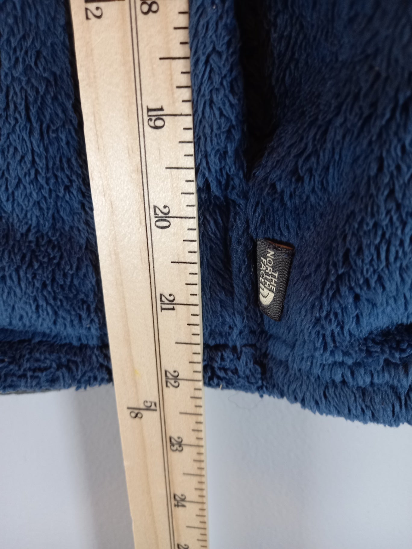 The North Face blue fleece vest - Small
