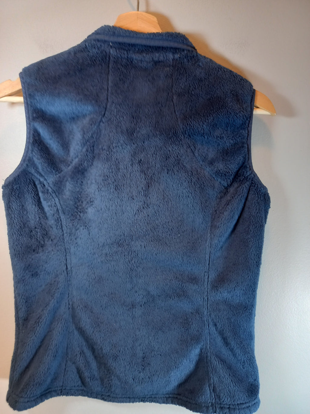 The North Face blue fleece vest - Small