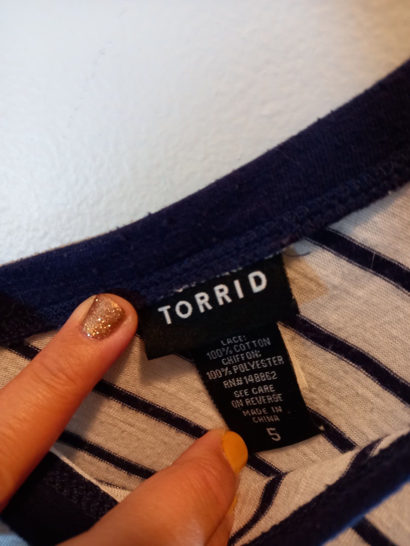 Torrid Striped Shirt - 5XL